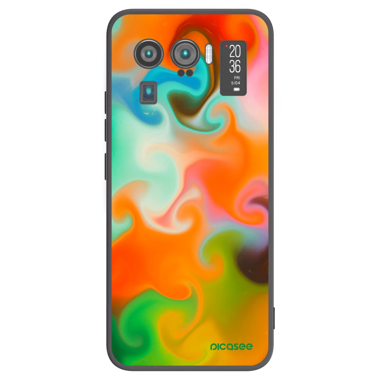 Picasee silikonski črni ovitek za Xiaomi Mi 11 Ultra - Juice