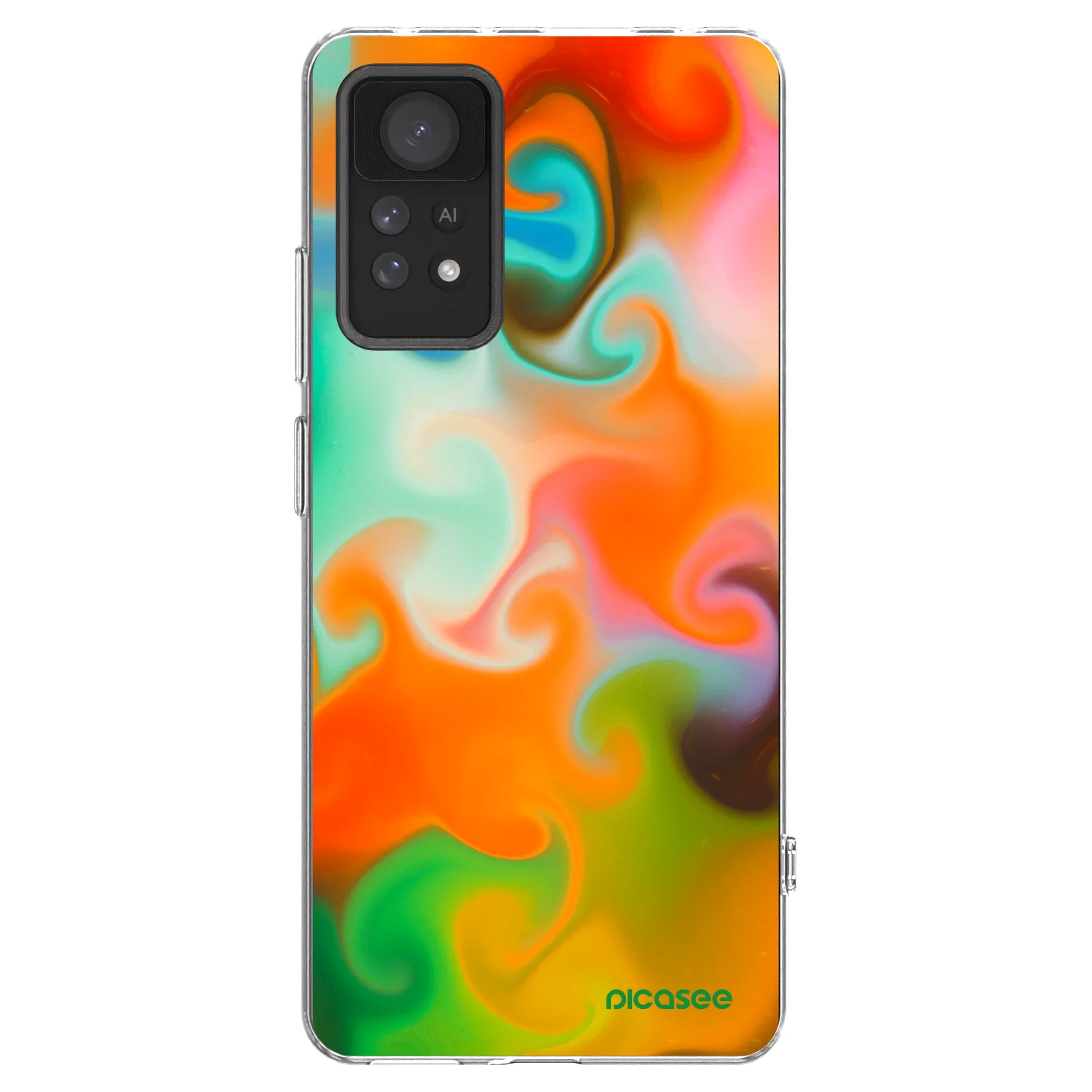 Picasee silikonski prozorni ovitek za Xiaomi Redmi Note 11 Pro - Juice