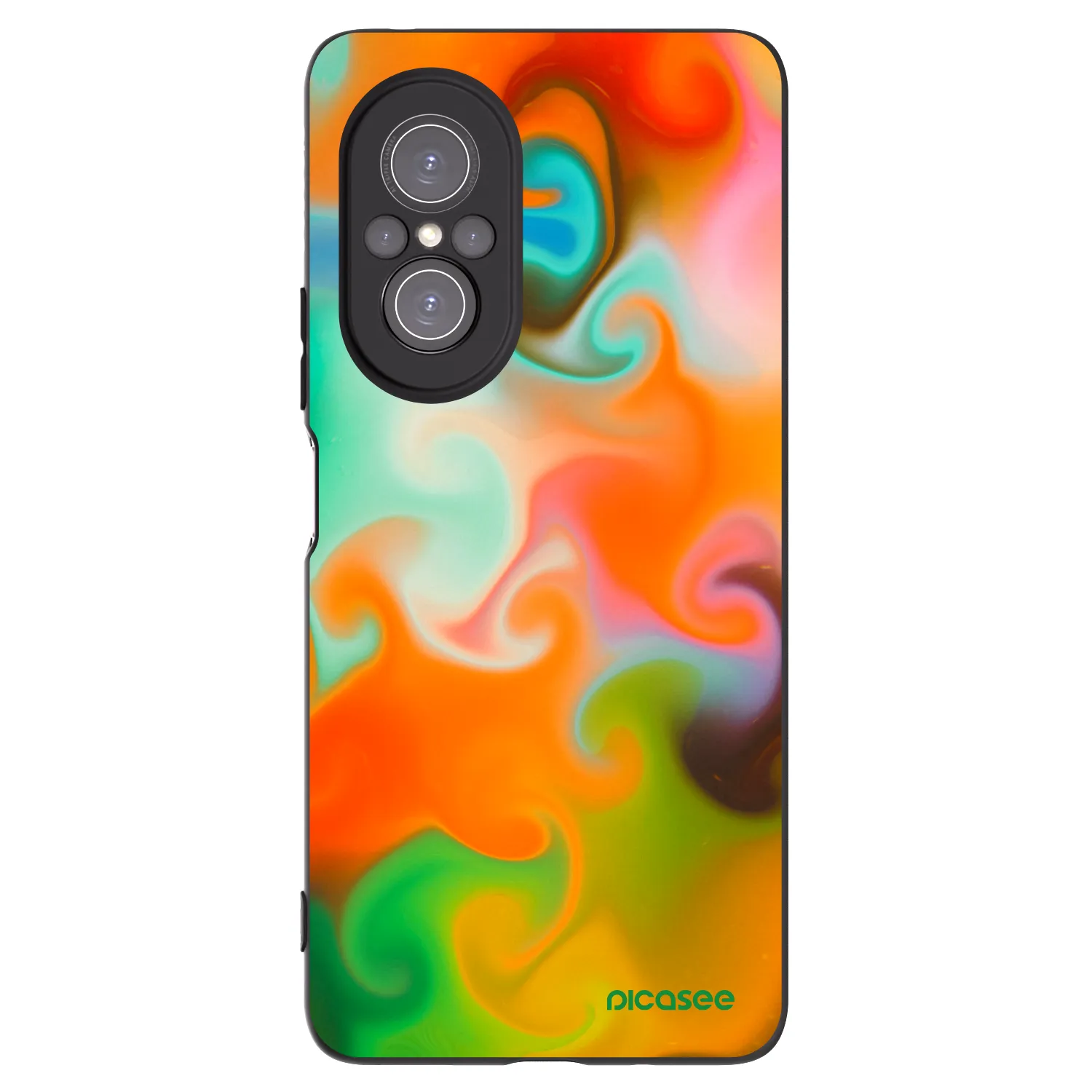 Picasee silikonski črni ovitek za Huawei Nova 9 SE - Juice