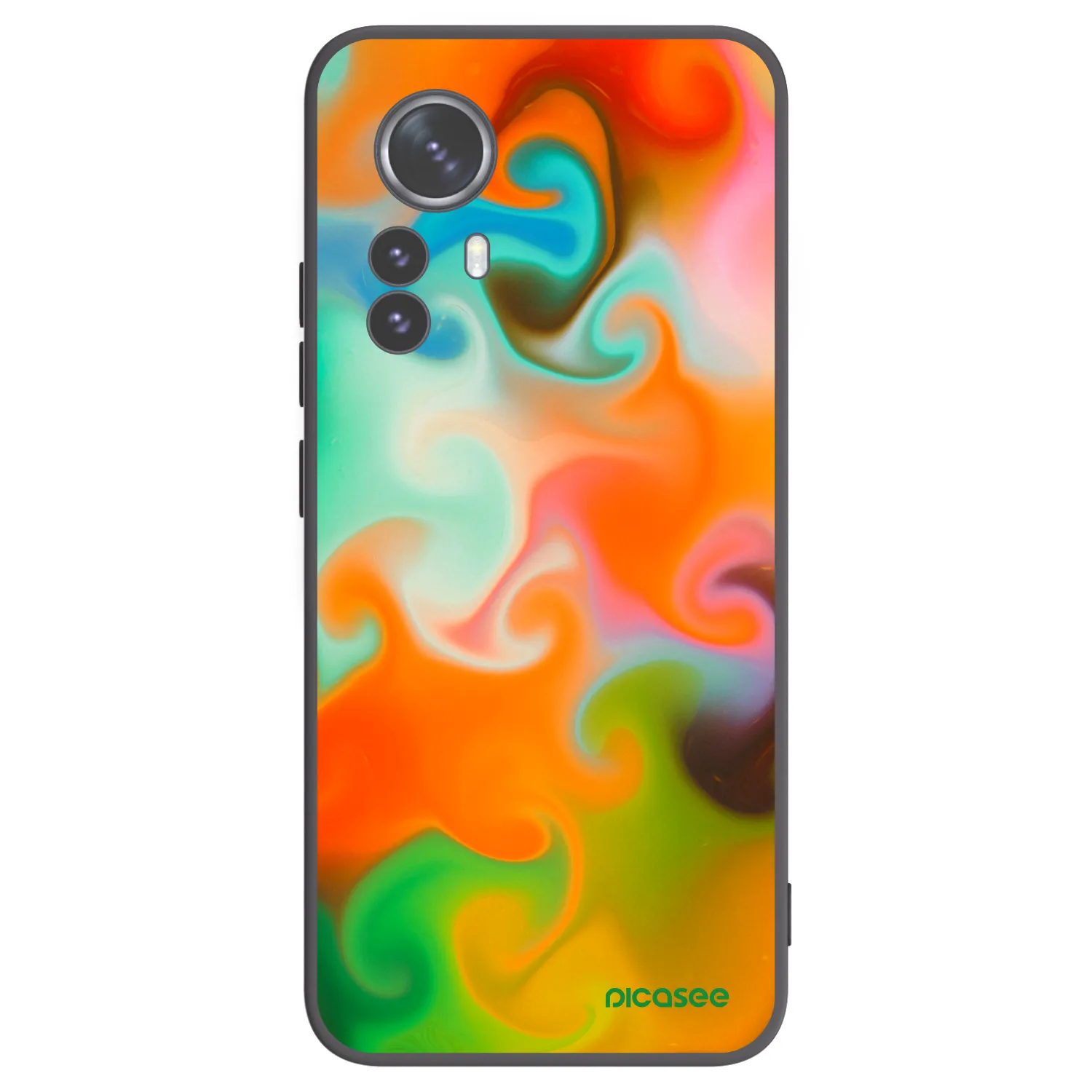 Picasee silikonski črni ovitek za Xiaomi 12 Pro - Juice
