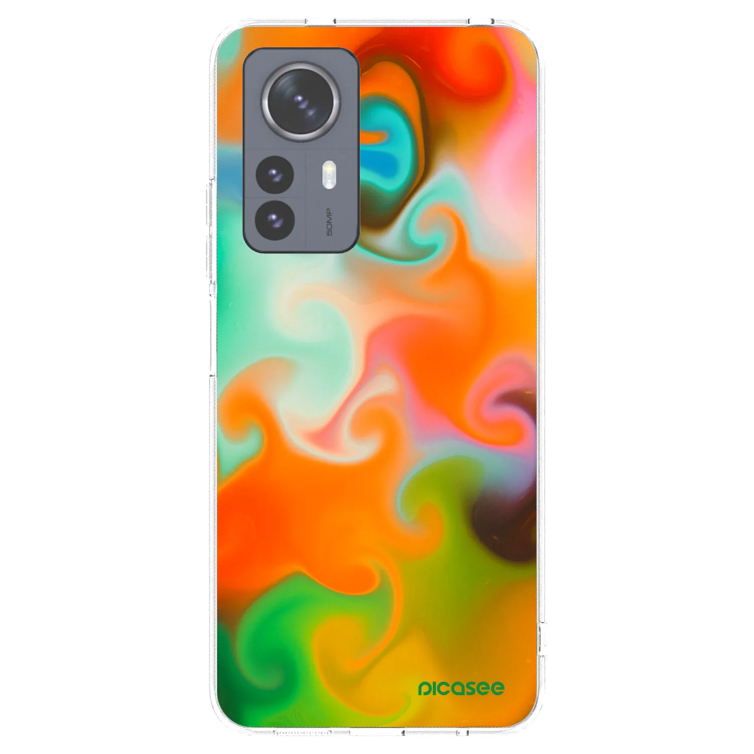 Picasee silikonski prozorni ovitek za Xiaomi 12 Pro - Juice