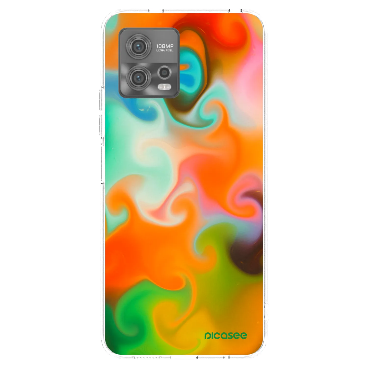 Picasee silikonski prozorni ovitek za Motorola Moto G72 - Juice