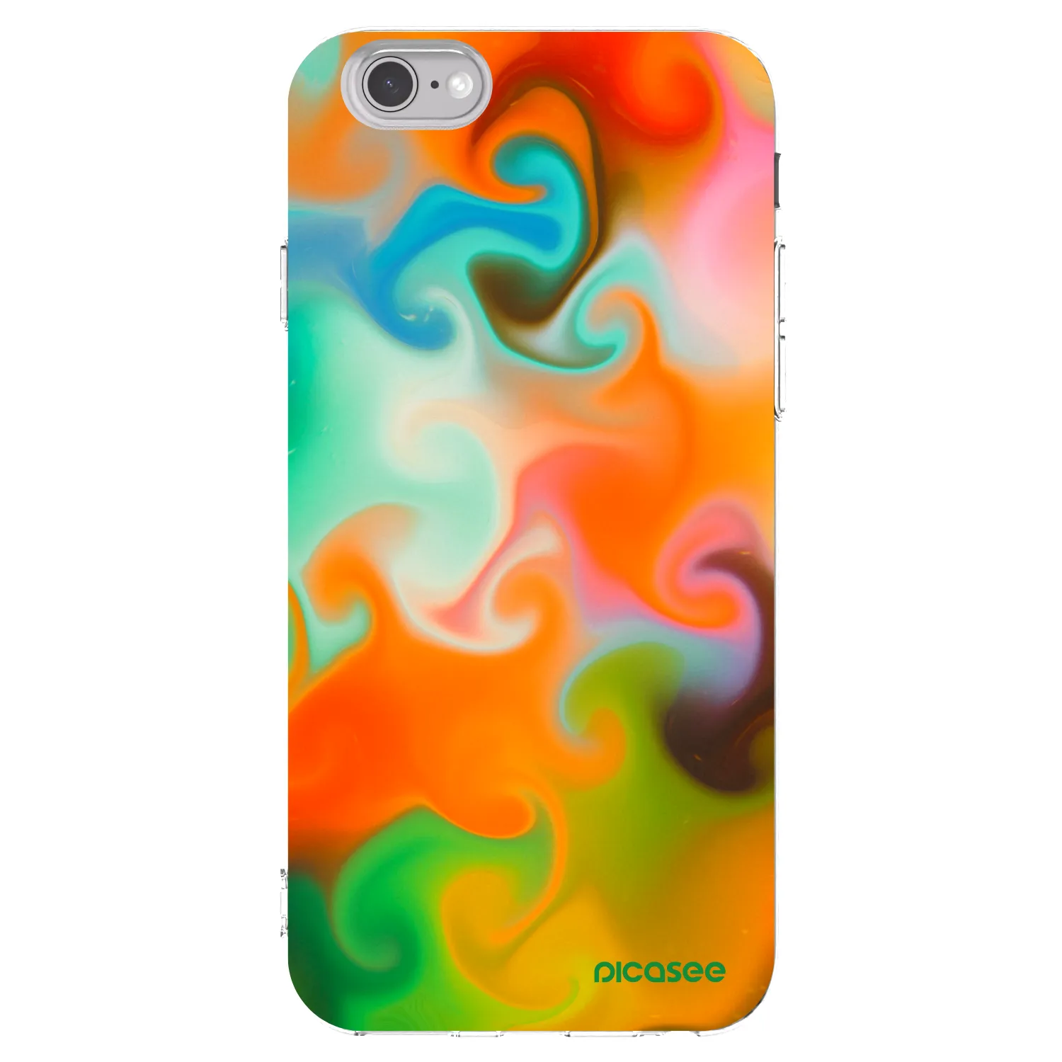 Picasee silikonski prozorni ovitek za Apple iPhone 6/6S - Juice