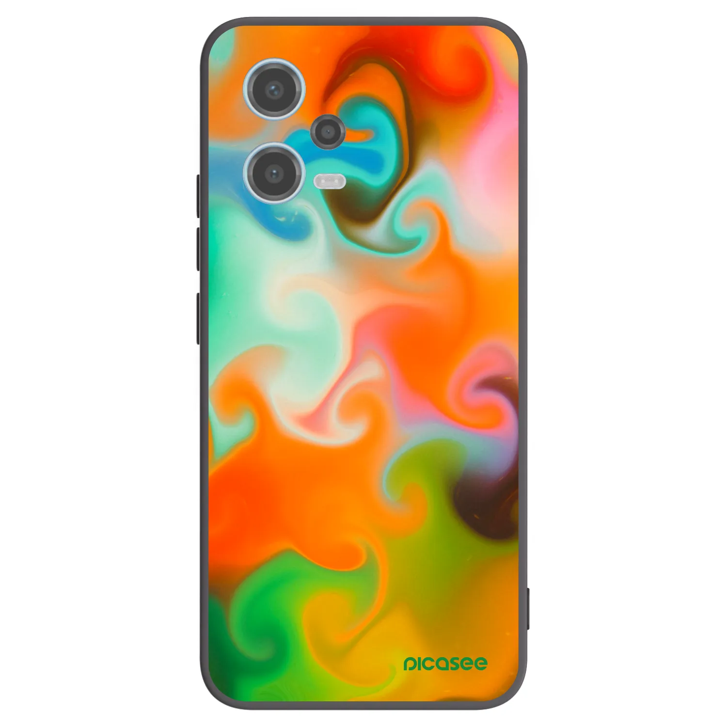 Picasee silikonski črni ovitek za Xiaomi Redmi Note 12 5G - Juice