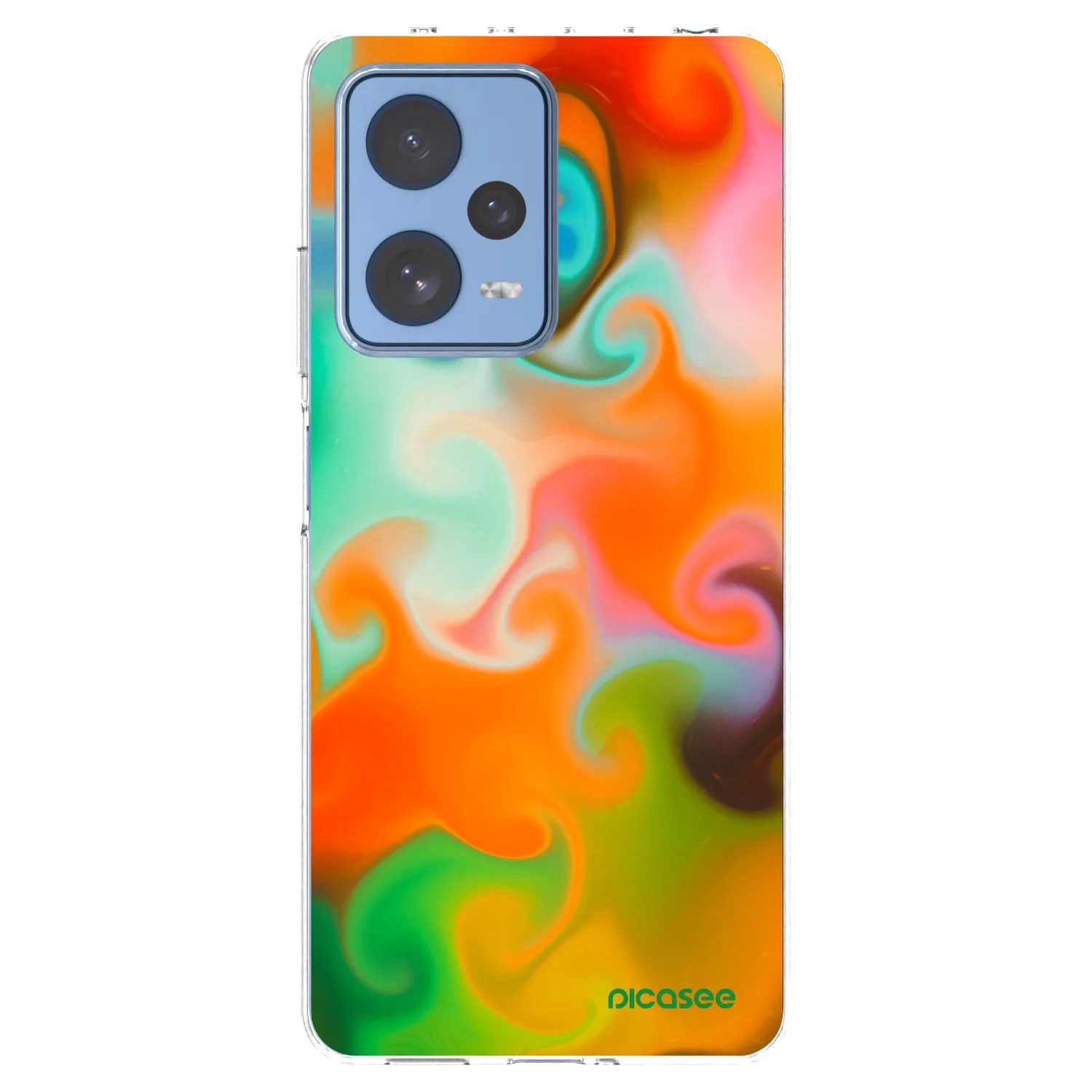 Picasee silikonski prozorni ovitek za Xiaomi Redmi Note 12 Pro 5G - Juice