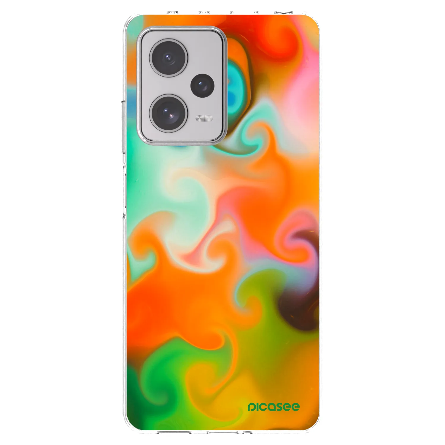 Picasee silikonski prozorni ovitek za Xiaomi Redmi Note 12 Pro+ 5G - Juice