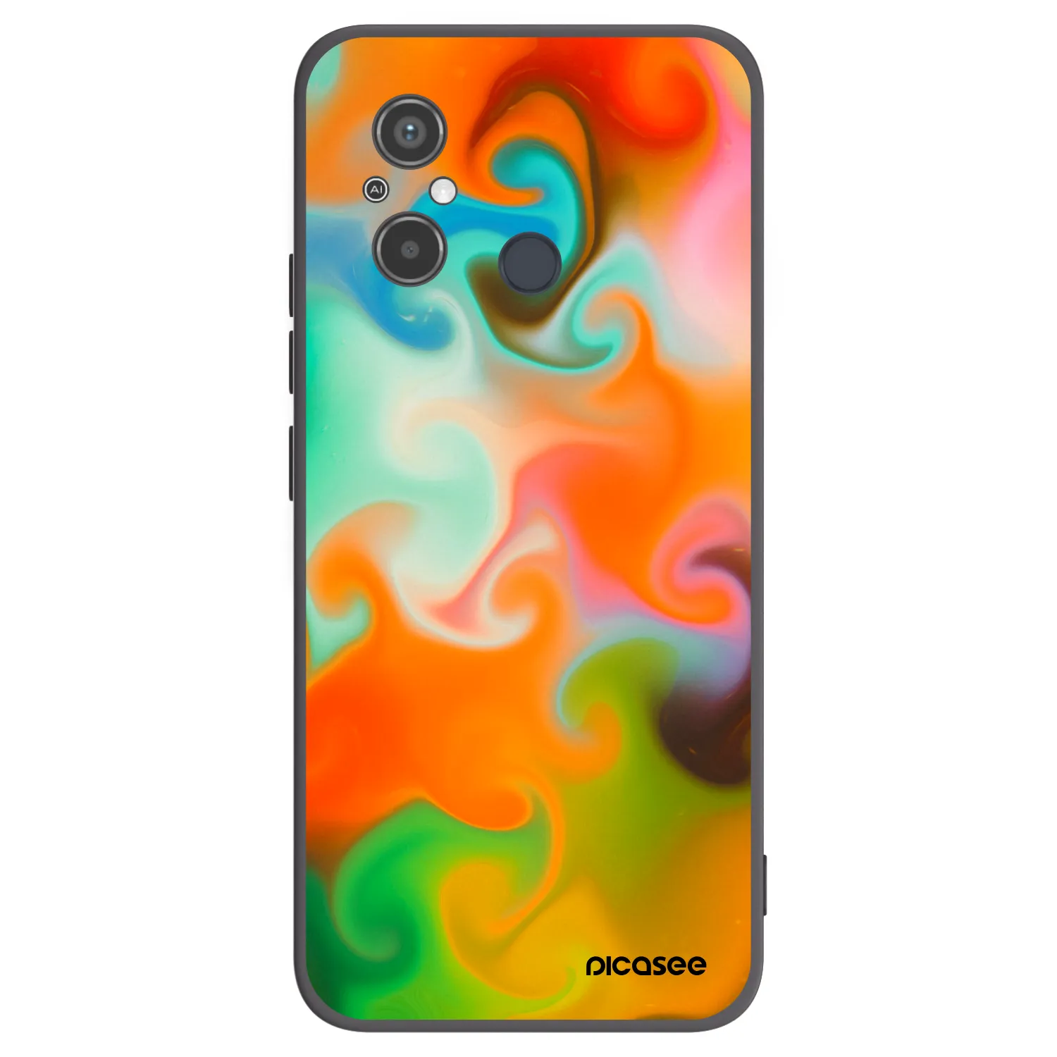 Picasee silikonski črni ovitek za Xiaomi Redmi 12C - Juice