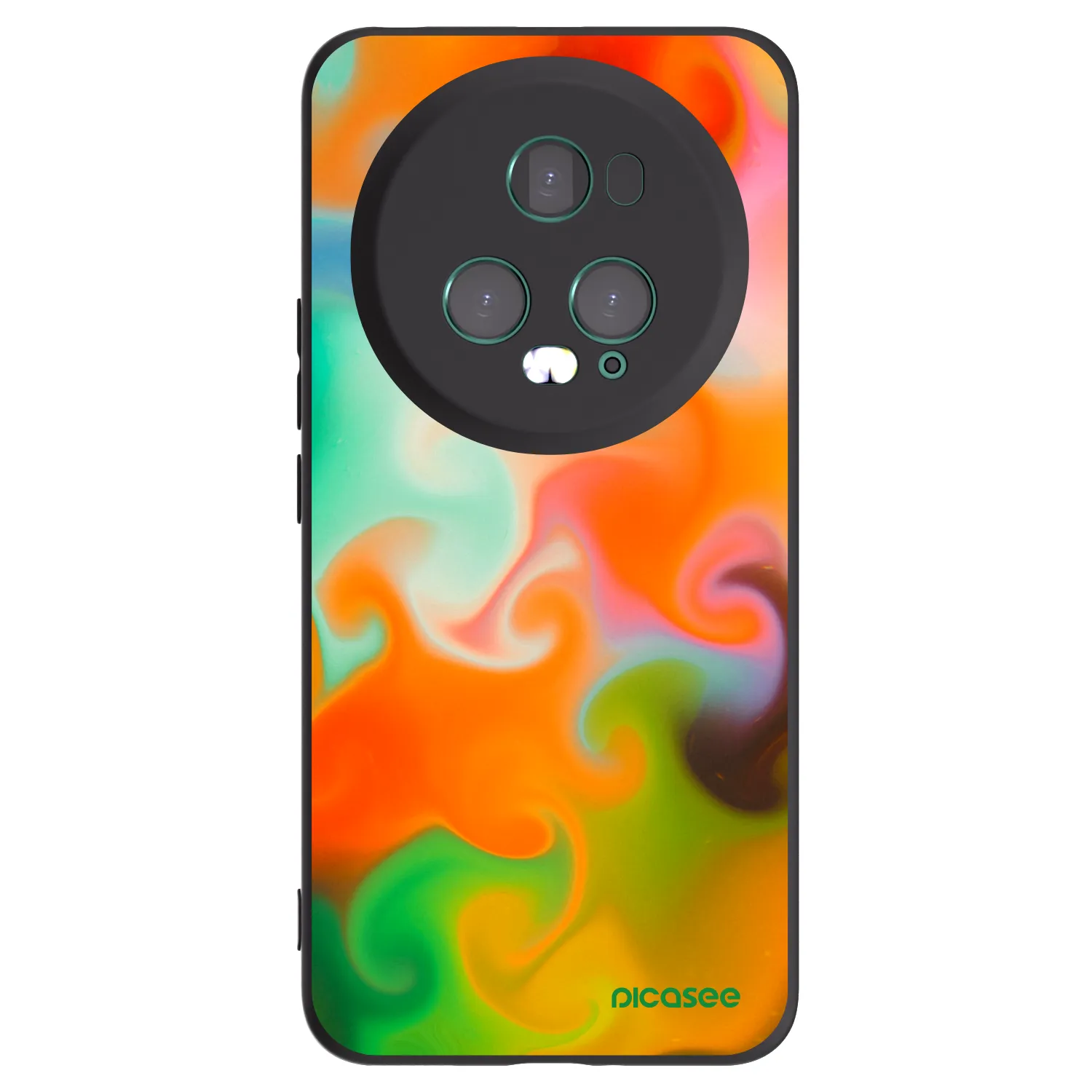 Picasee silikonski črni ovitek za Honor Magic5 Pro - Juice