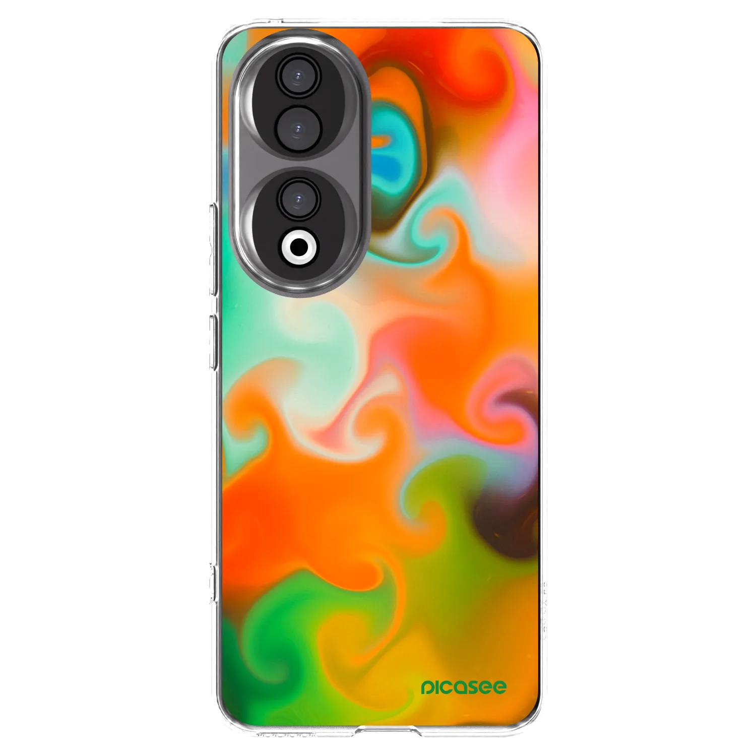 Picasee silikonski prozorni ovitek za Honor 90 5G - Juice