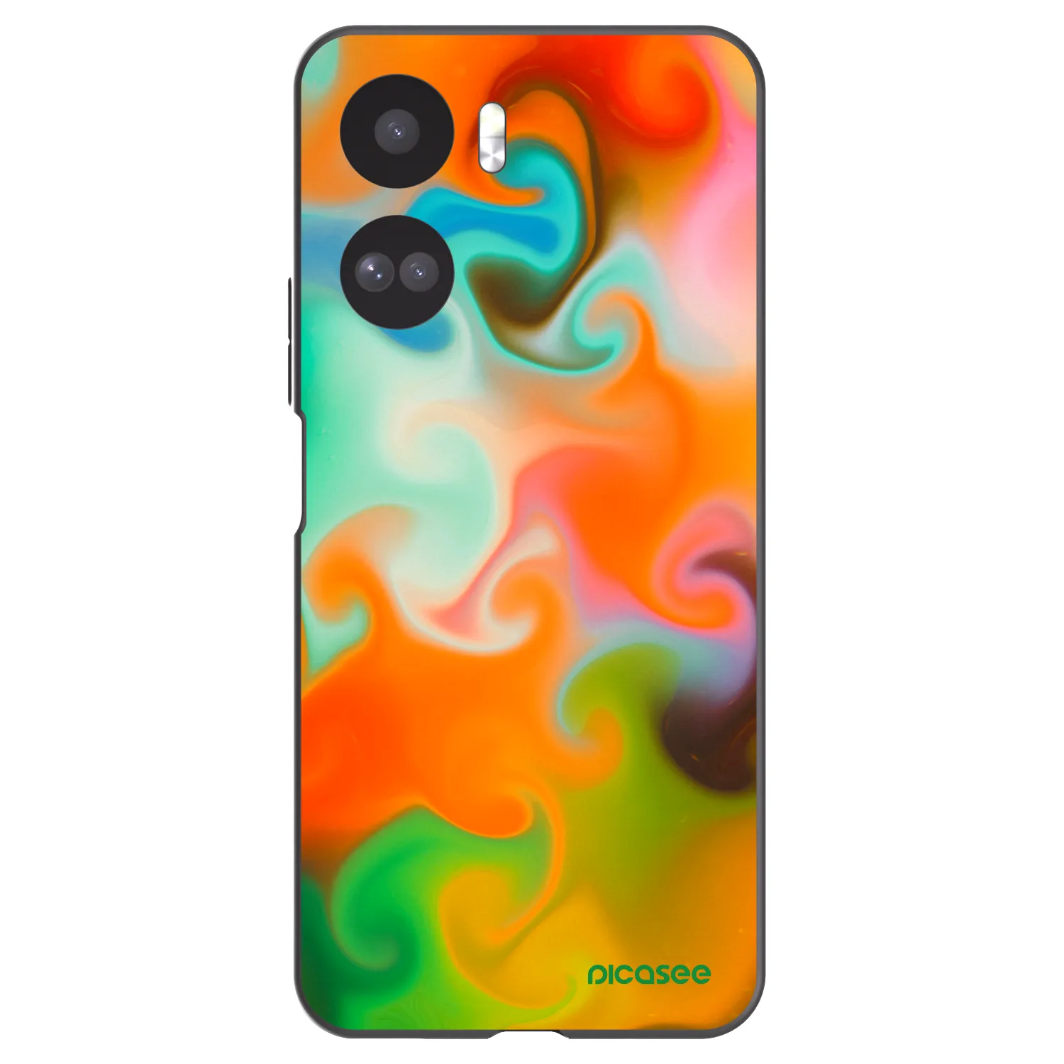 Picasee silikonski črni ovitek za Honor 90 Lite 5G - Juice