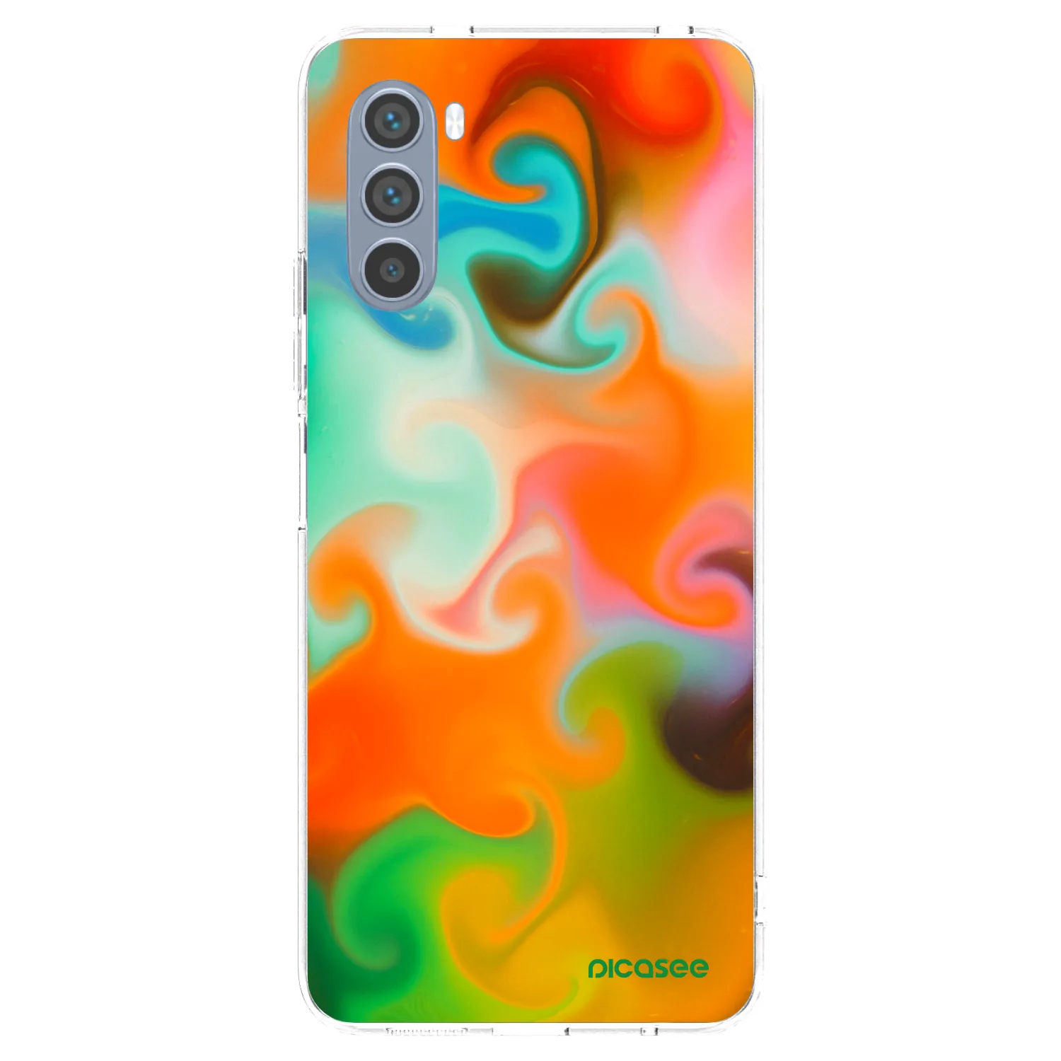 Picasee silikonski prozorni ovitek za Motorola Moto G62 - Juice