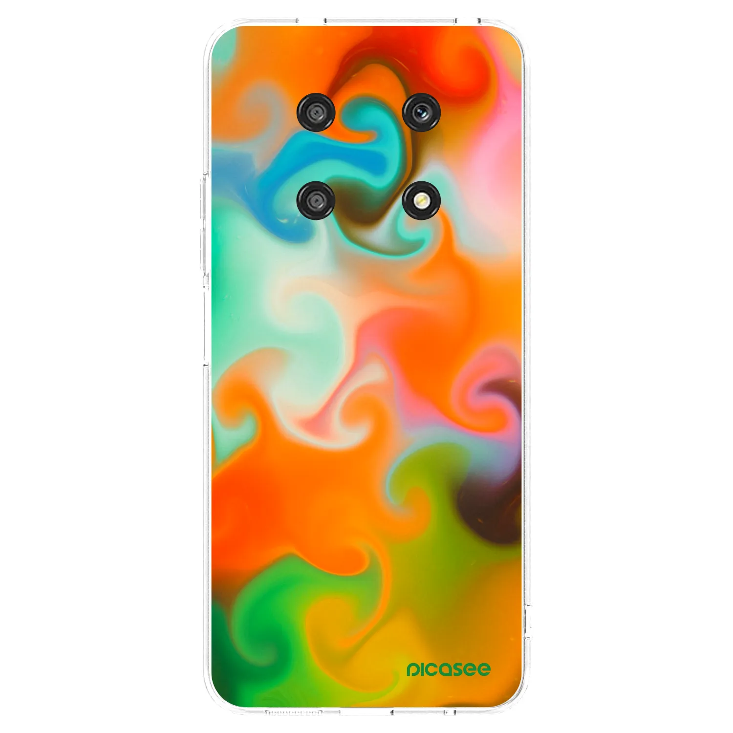Picasee silikonski prozorni ovitek za Honor Magic4 Lite 5G - Juice