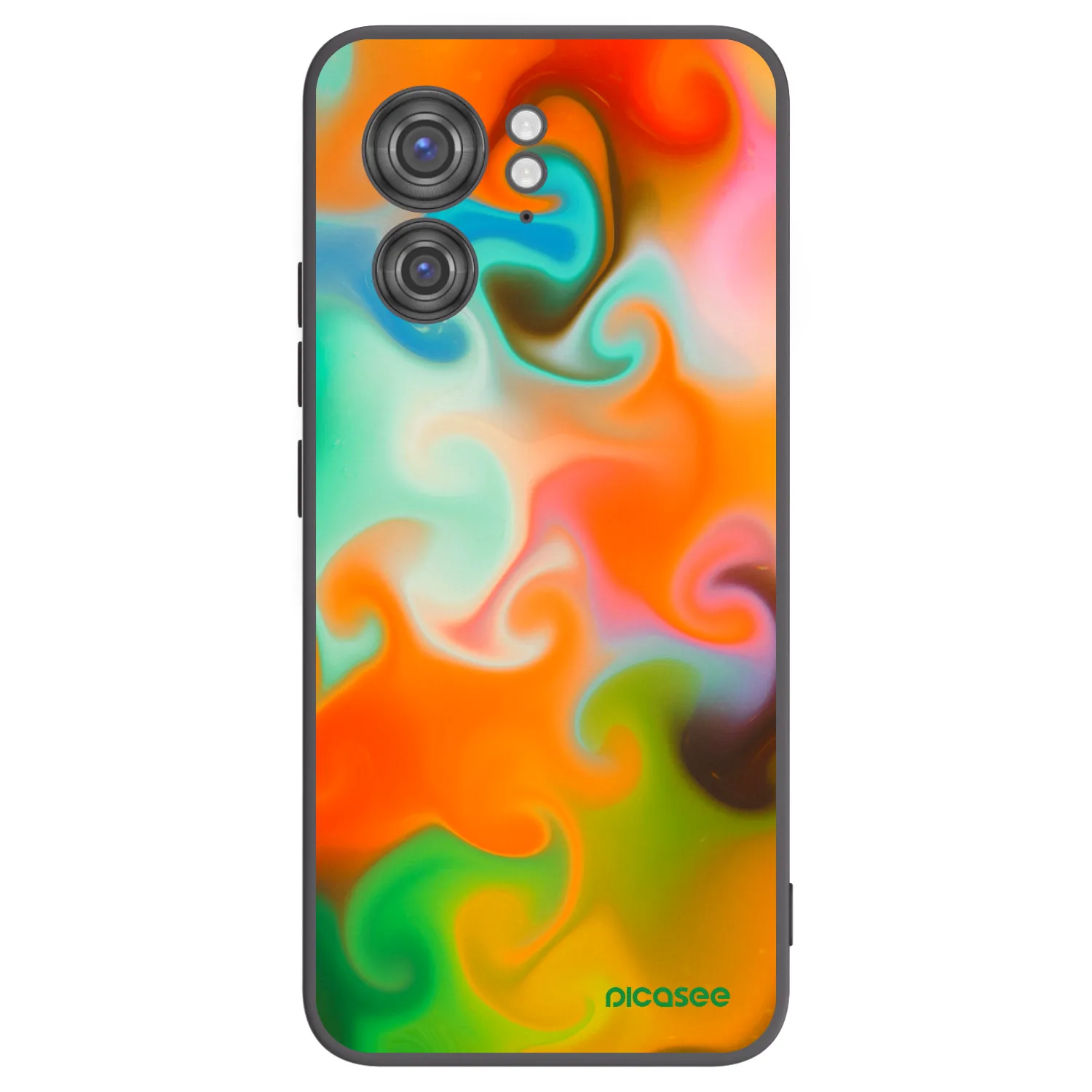 Picasee silikonski črni ovitek za Motorola Edge 40 - Juice