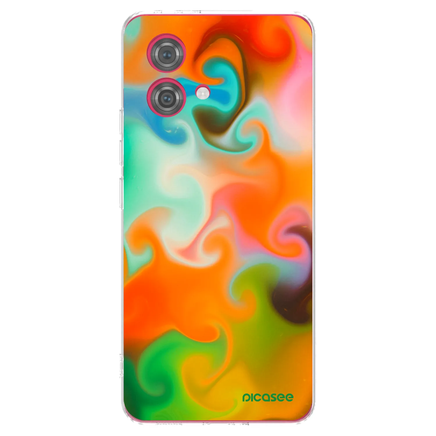 Picasee silikonski prozorni ovitek za Motorola Moto G84 5G - Juice