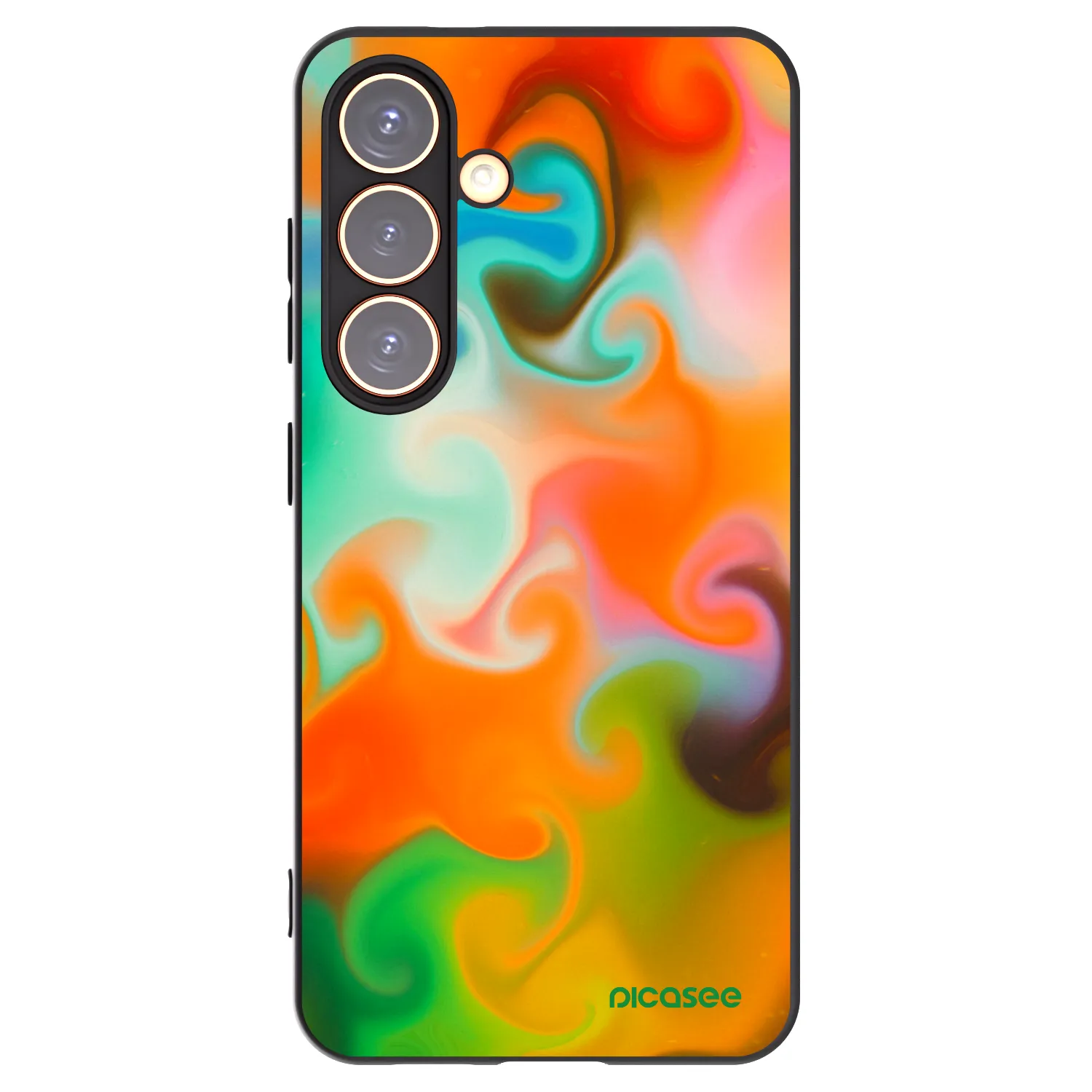 Picasee silikonski črni ovitek za Samsung Galaxy S24 S921B 5G - Juice