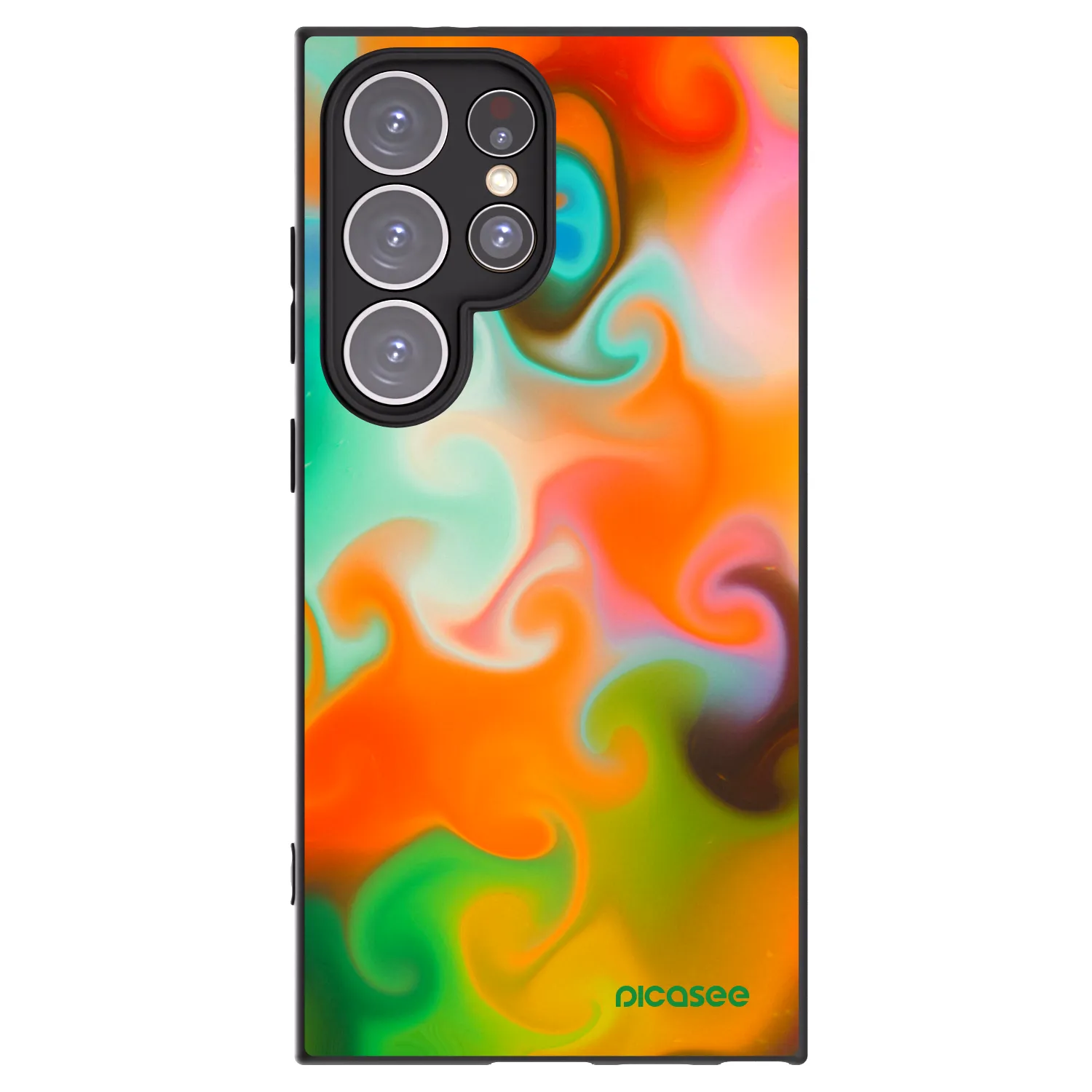 Picasee silikonski črni ovitek za Samsung Galaxy S24 Ultra S928B 5G - Juice