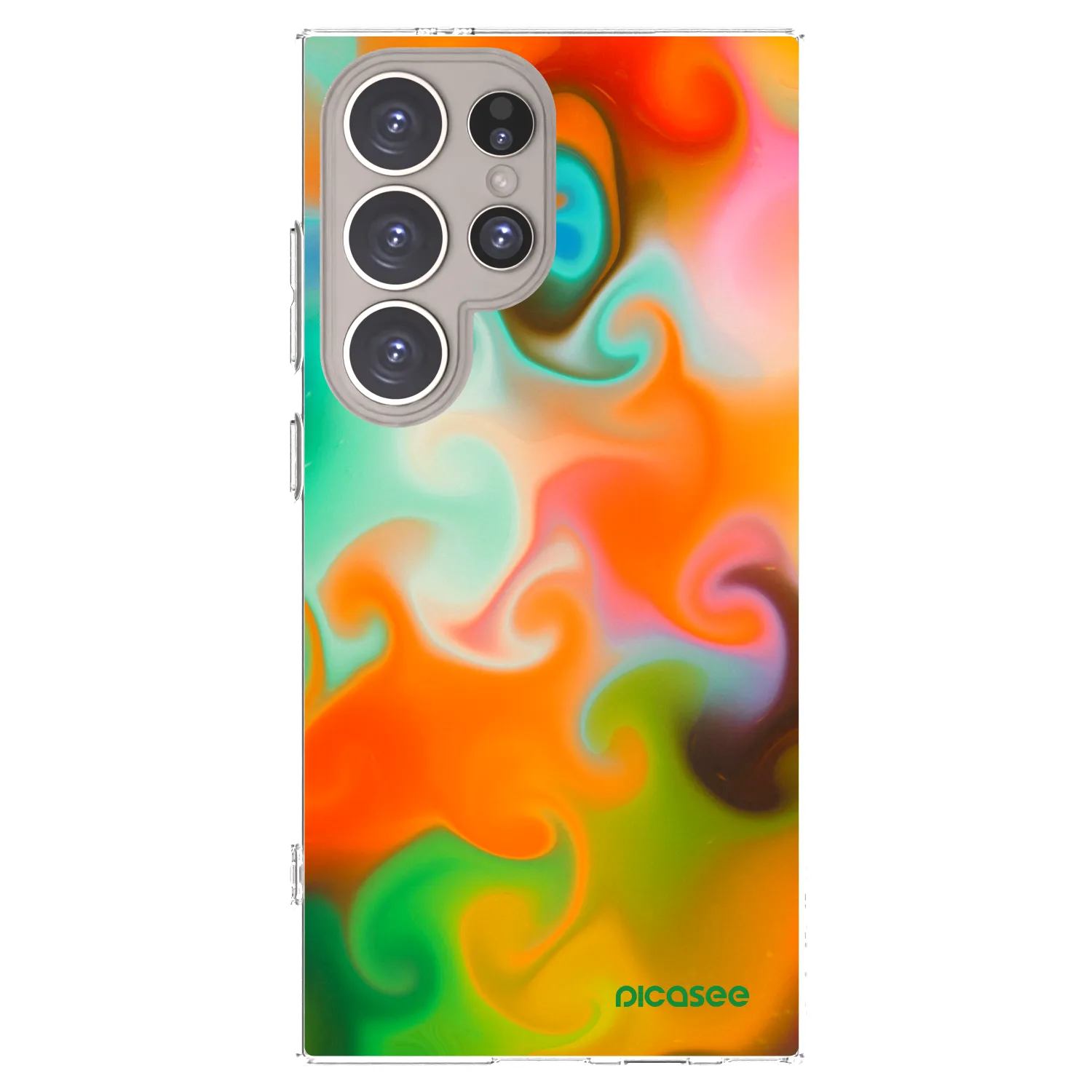 Picasee silikonski prozorni ovitek za Samsung Galaxy S24 Ultra S928B 5G - Juice