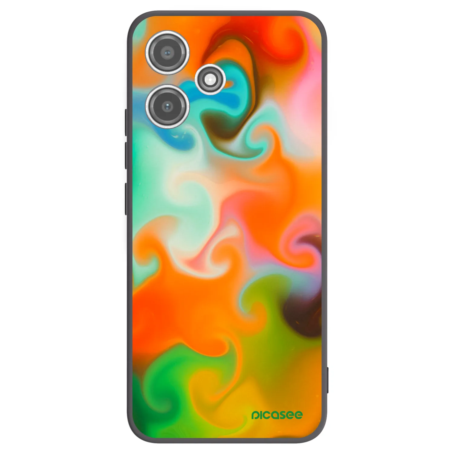 Picasee silikonski črni ovitek za Xiaomi Redmi 12 5G - Juice