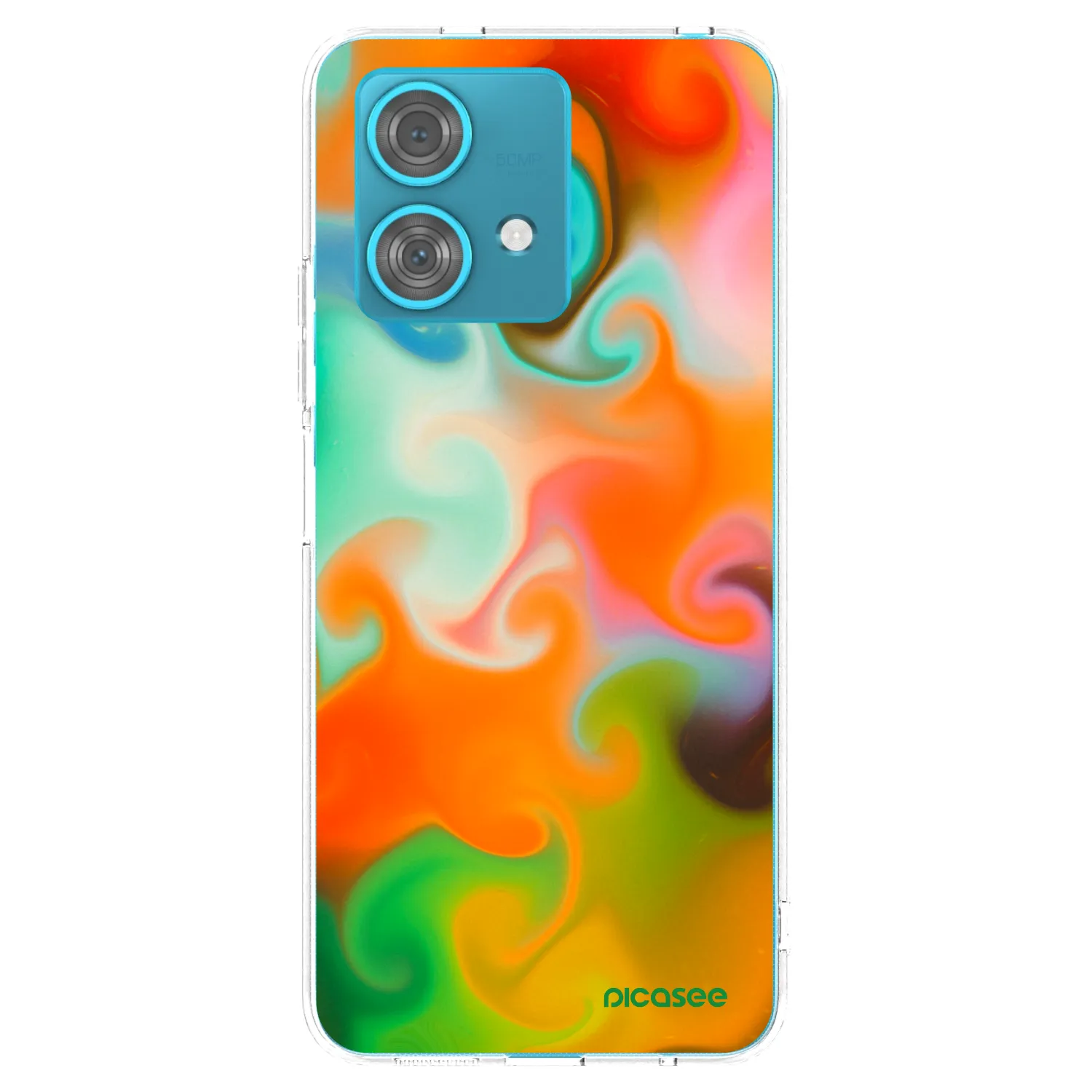 Picasee silikonski prozorni ovitek za Motorola Edge 40 Neo - Juice