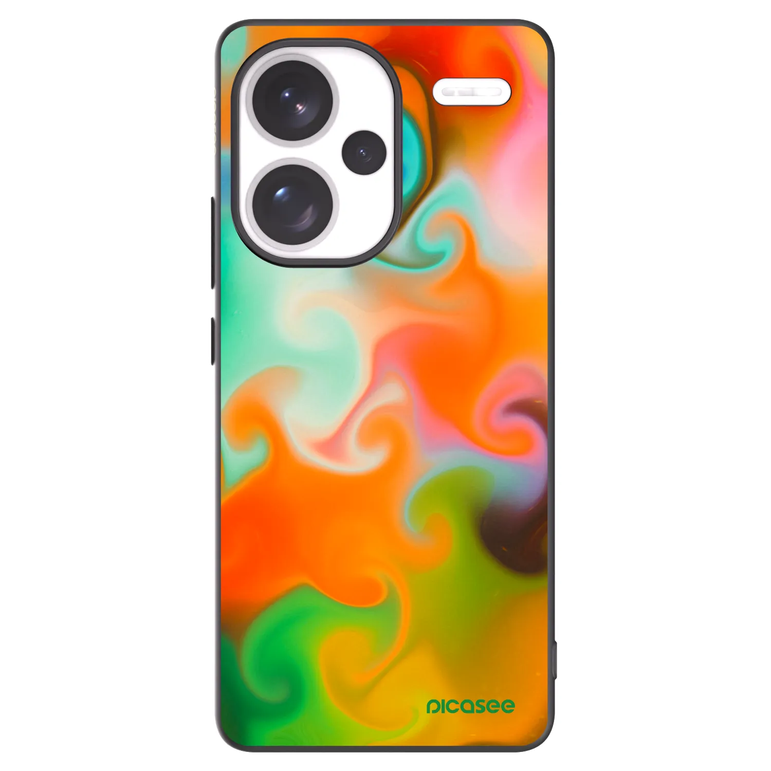 Picasee silikonski črni ovitek za Xiaomi Redmi Note 13 Pro+ 5G - Juice