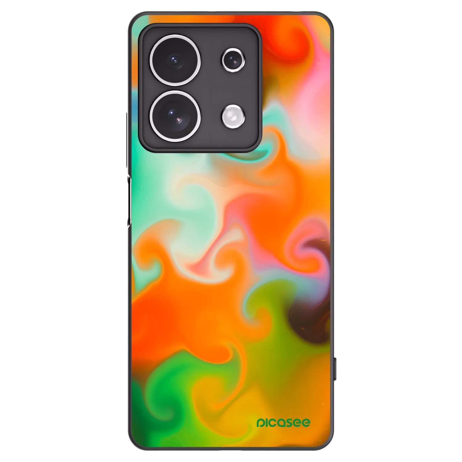 Picasee silikonski črni ovitek za Xiaomi Redmi Note 13 4G - Juice
