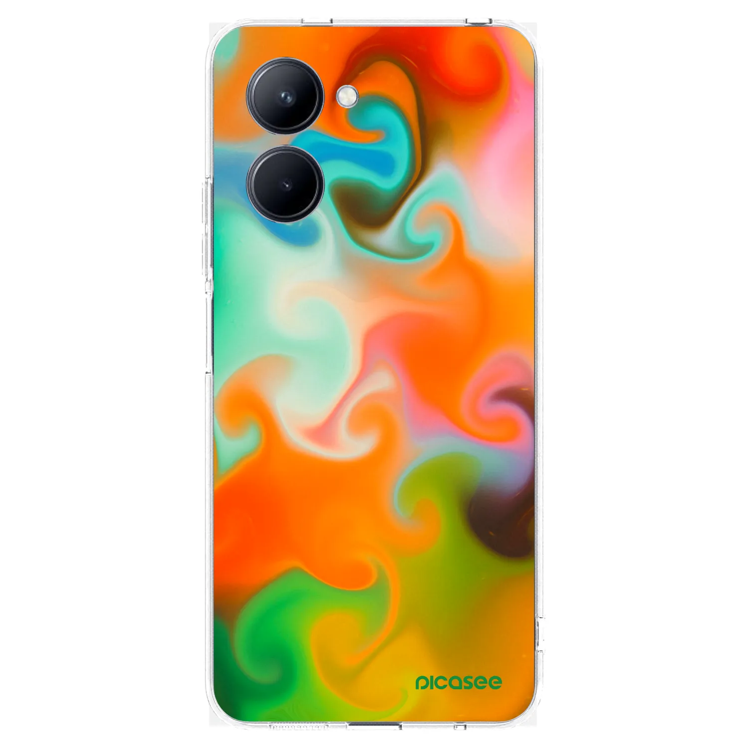 Picasee silikonski prozorni ovitek za Realme C33 (2023) - Juice