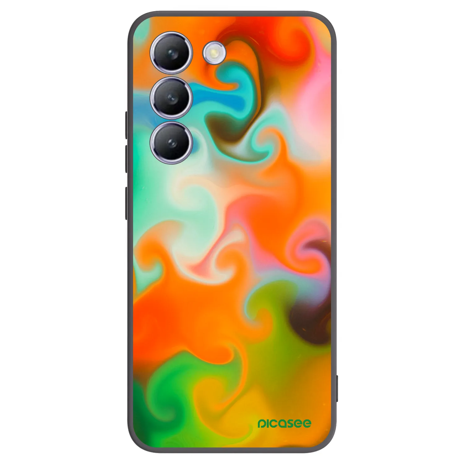 Picasee silikonski črni ovitek za Vivo V40 SE 5G - Juice