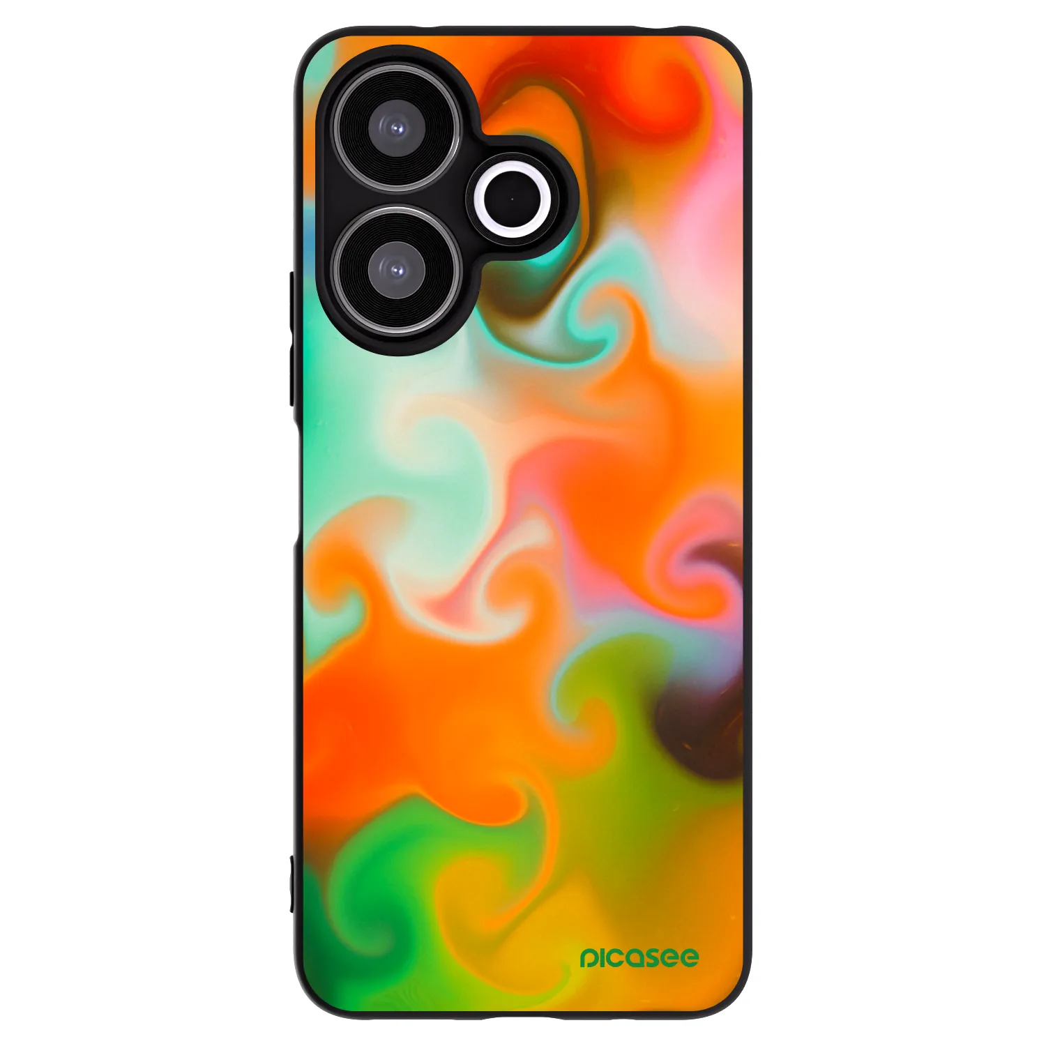 Picasee silikonski črni ovitek za Xiaomi Redmi 13 4G - Juice