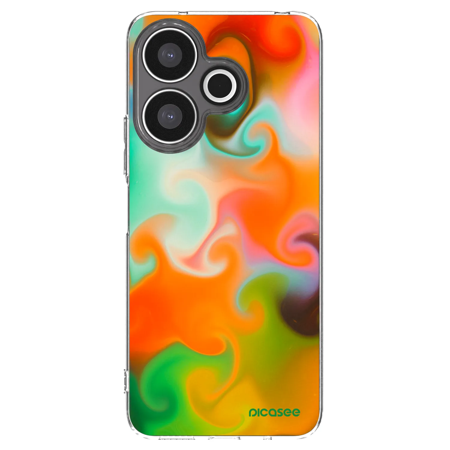 Picasee silikonski prozorni ovitek za Xiaomi Redmi 13 4G - Juice