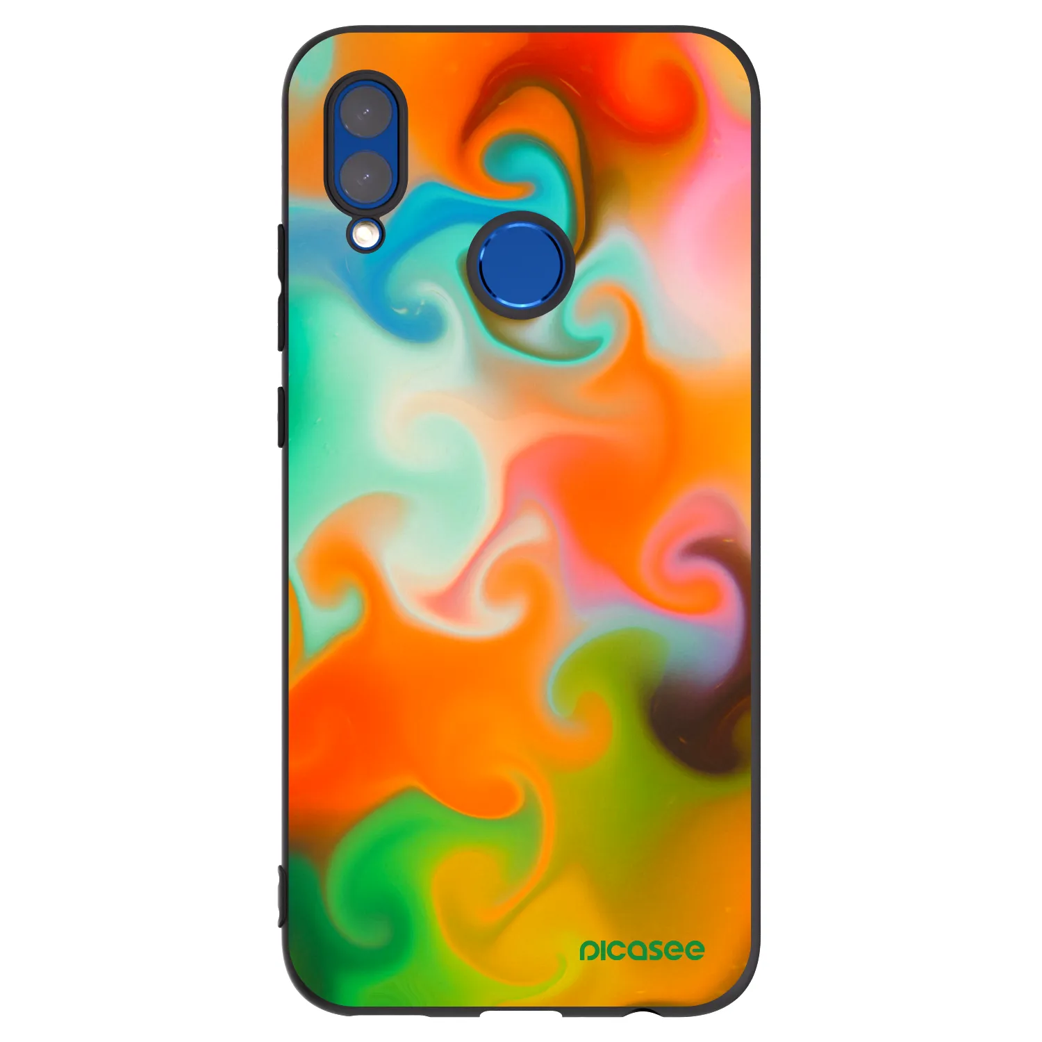 Picasee silikonski črni ovitek za Huawei P Smart 2019 - Juice
