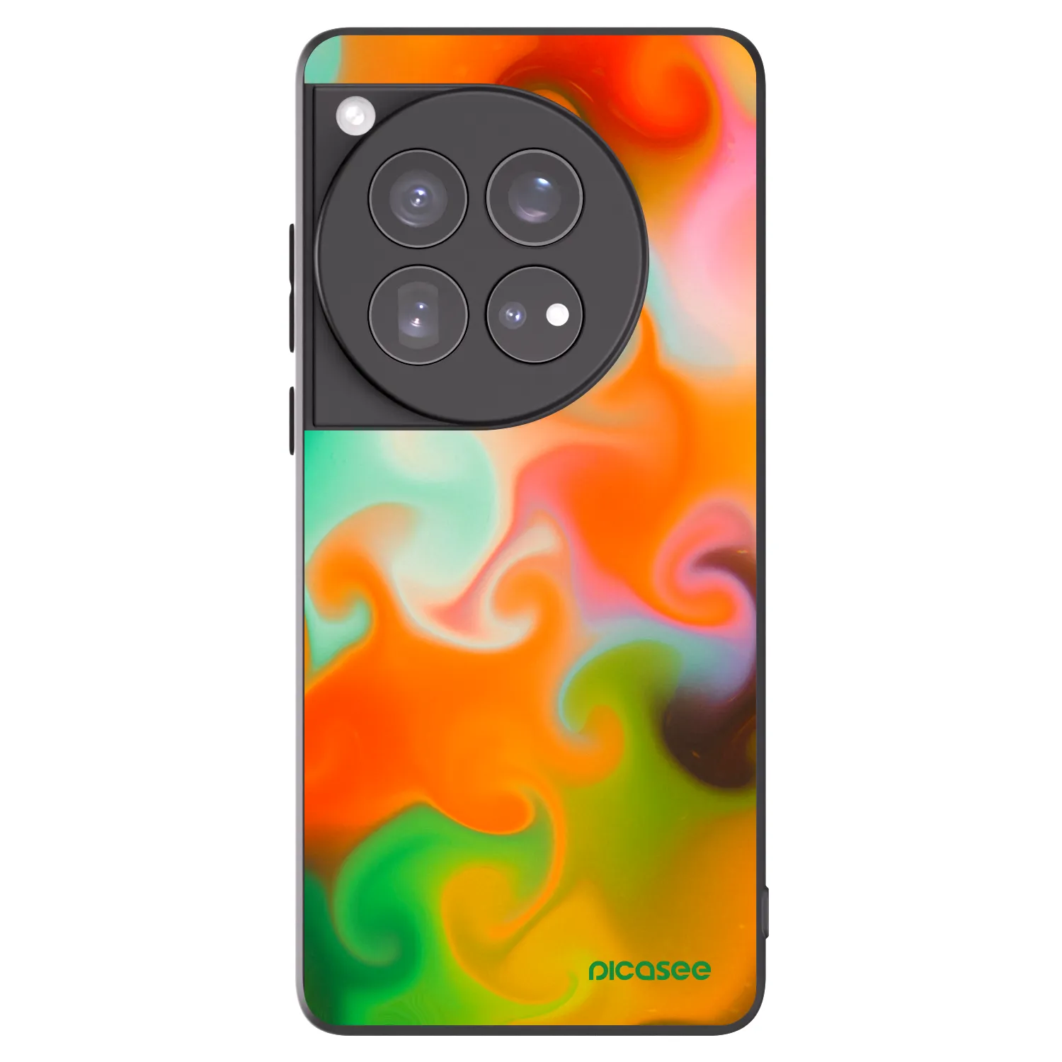 Picasee silikonski črni ovitek za OnePlus 12 5G - Juice