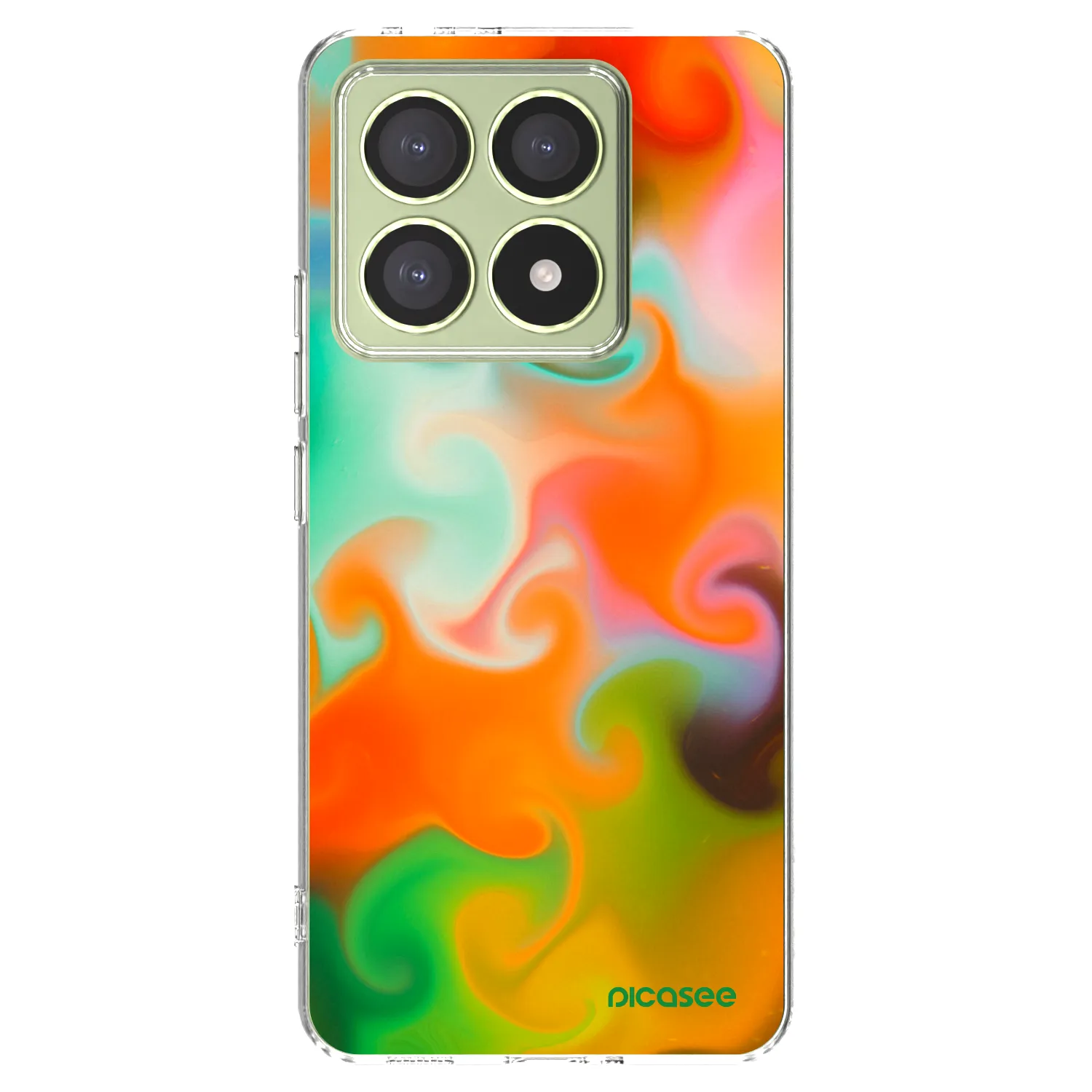 Picasee silikonski prozorni ovitek za Xiaomi 14T - Juice