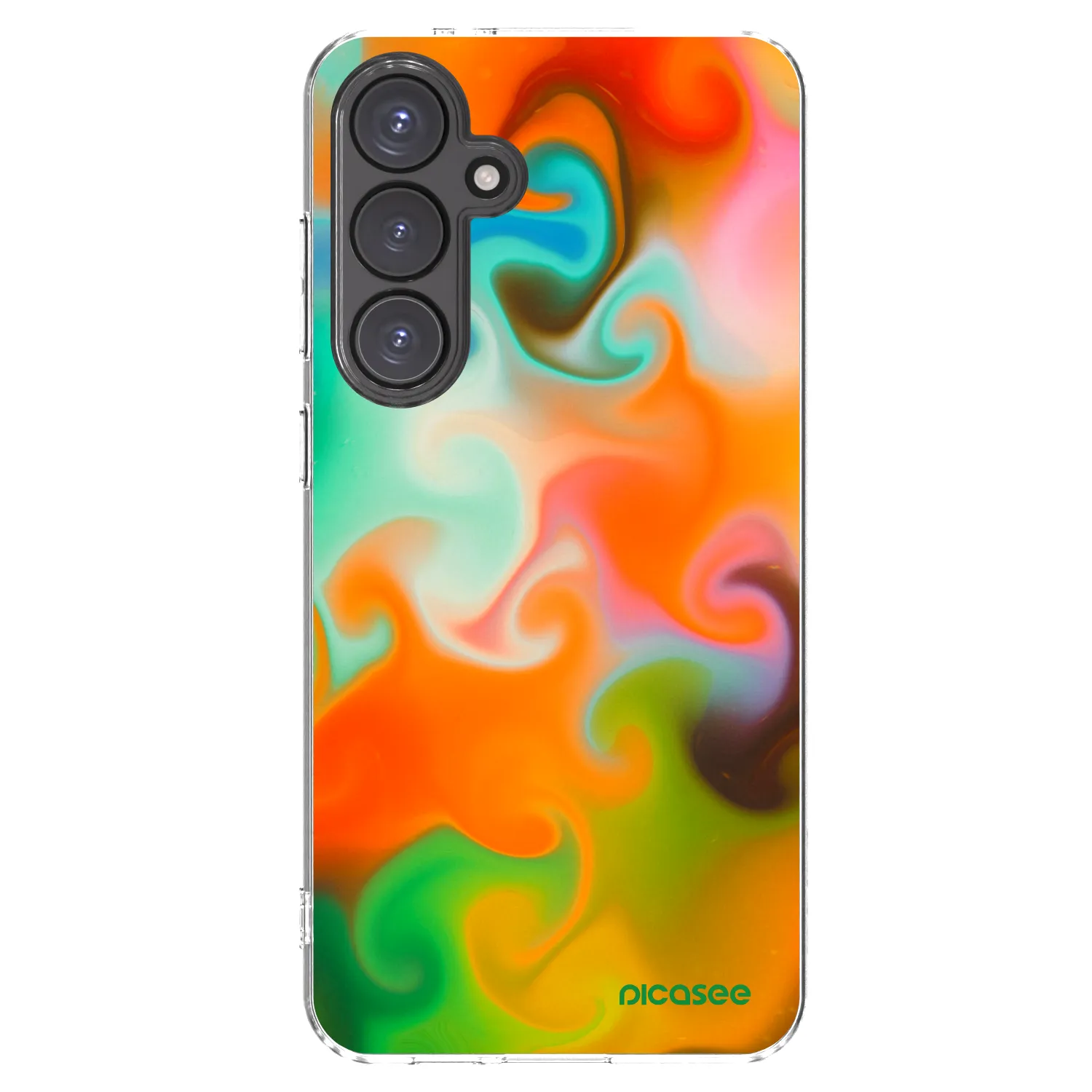 Picasee silikonski prozorni ovitek za Samsung Galaxy S24 FE S721B - Juice