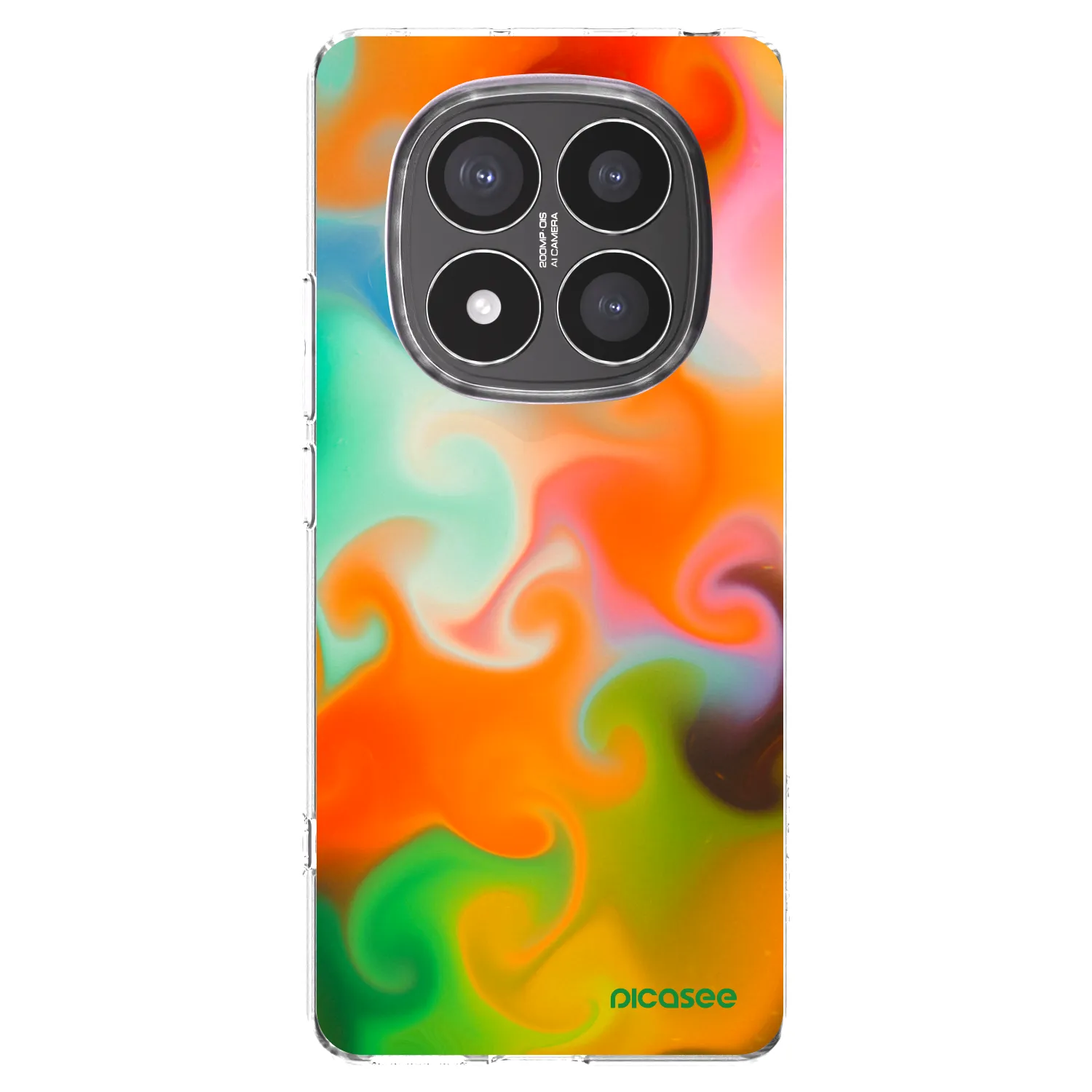Picasee silikonski prozorni ovitek za Xiaomi Redmi Note 14 Pro+ 5G - Juice