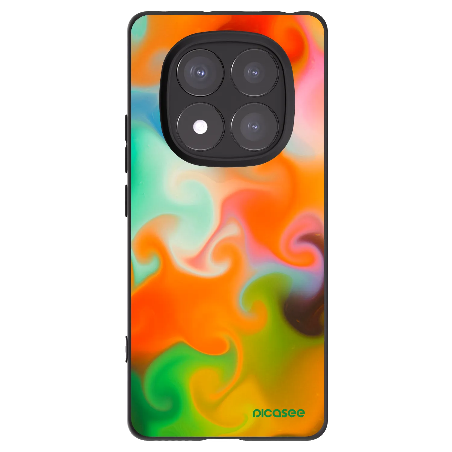Picasee silikonski črni ovitek za Xiaomi Redmi Note 14 Pro 5G - Juice