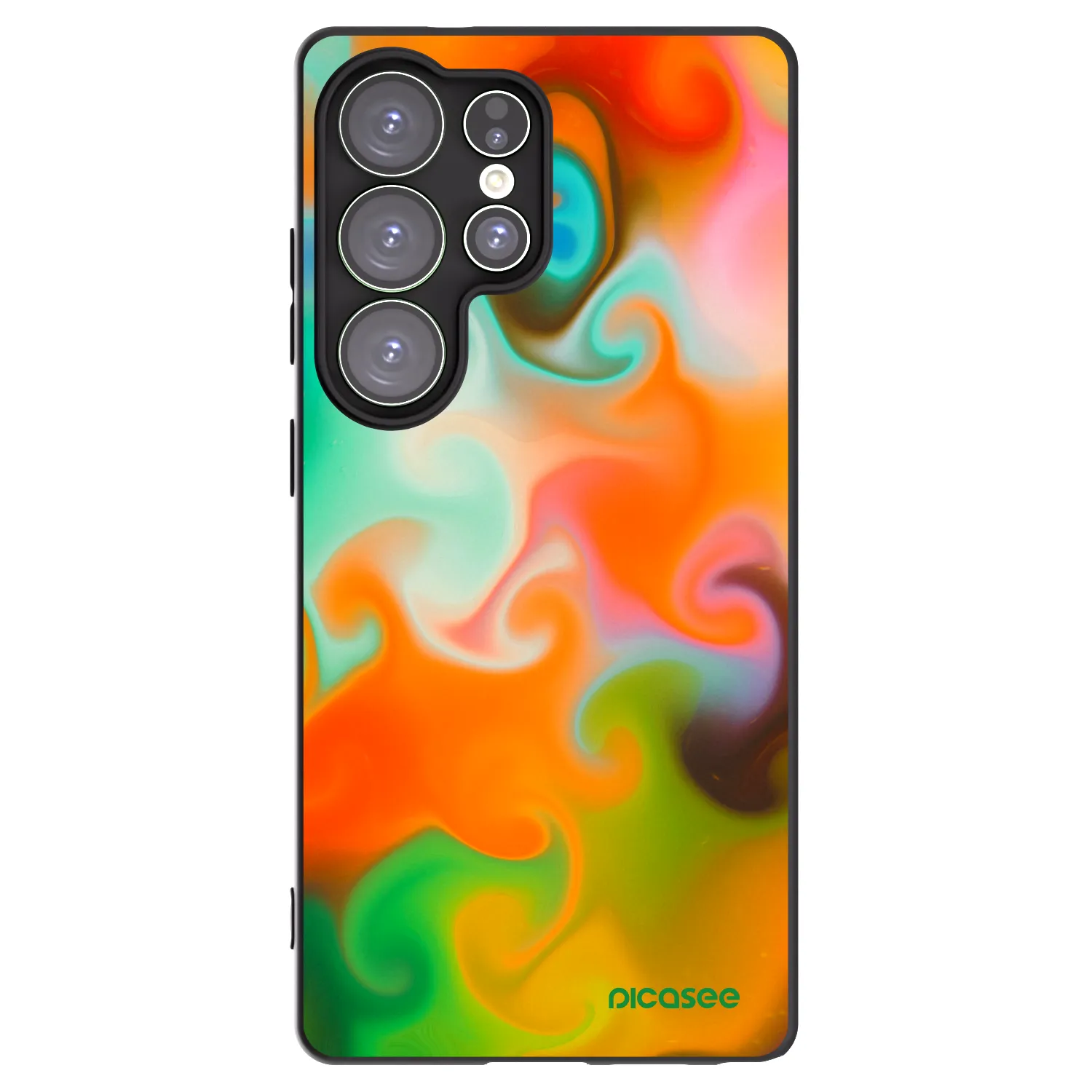 Picasee silikonski črni ovitek za Samsung Galaxy S25 Ultra 5G - Juice