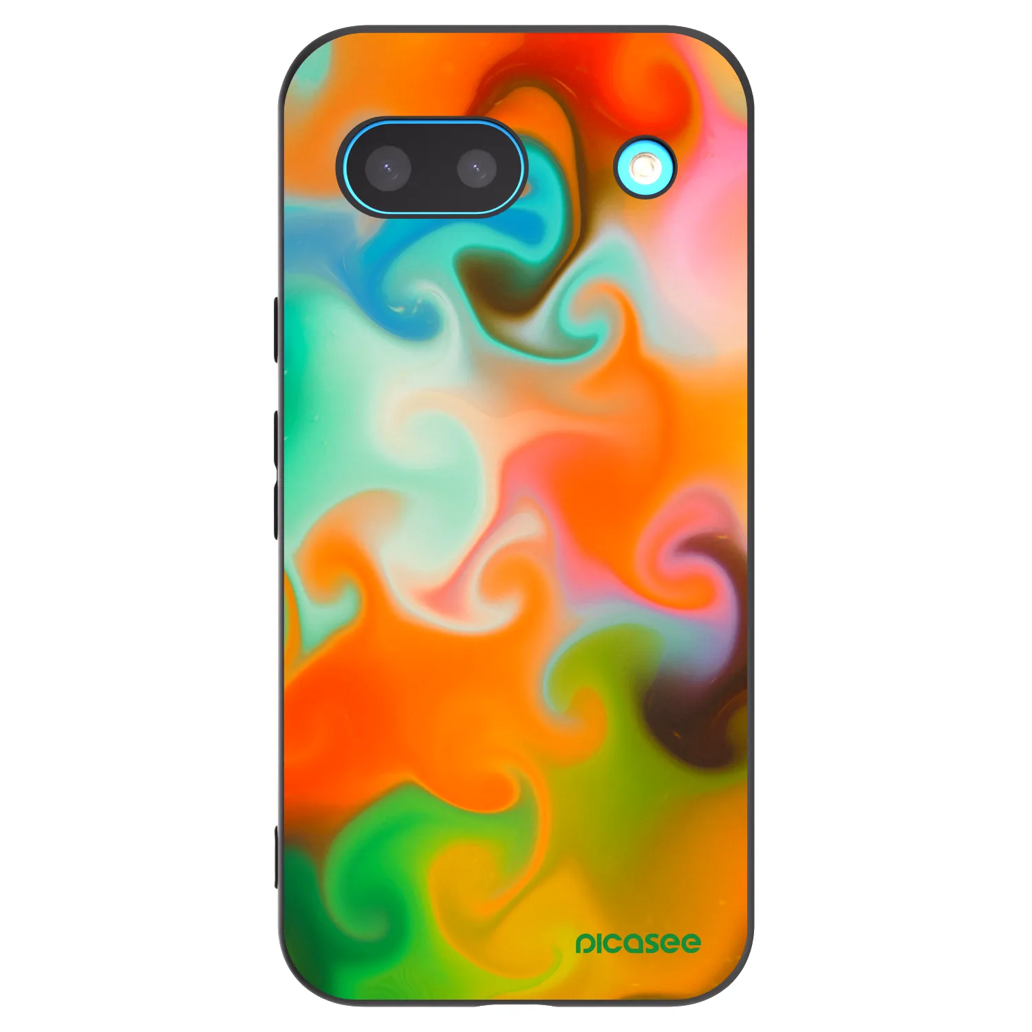 Picasee silikonski črni ovitek za Google Pixel 8 - Juice