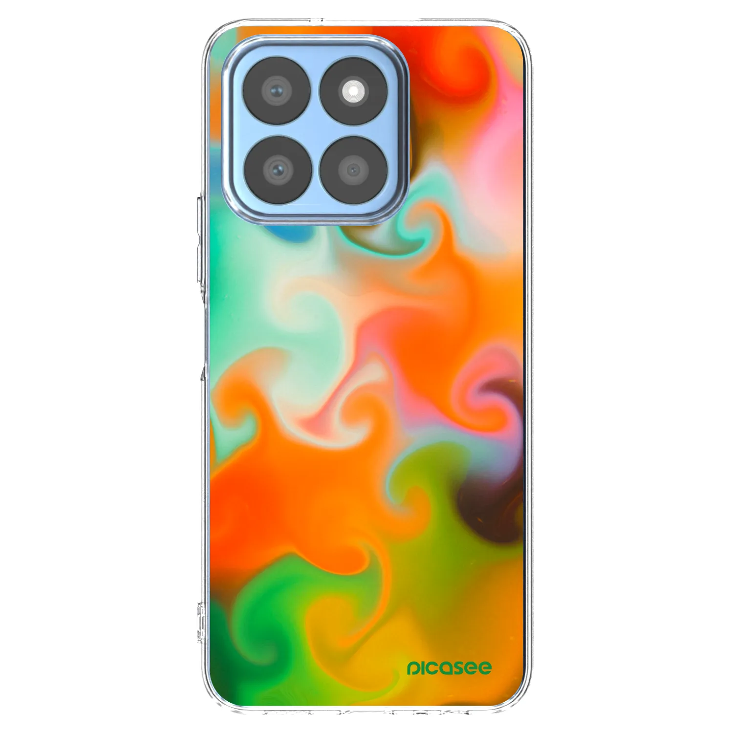 Picasee silikonski prozorni ovitek za Honor X8c - Juice
