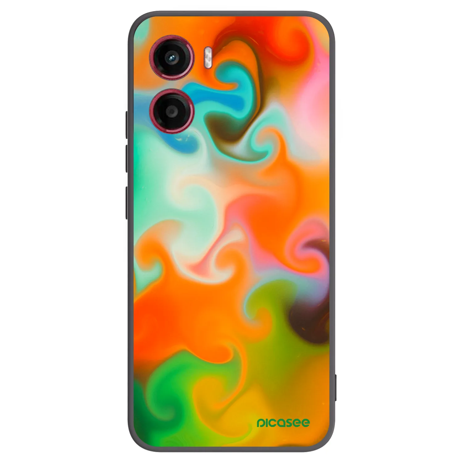 Picasee silikonski črni ovitek za Motorola Moto G05 - Juice