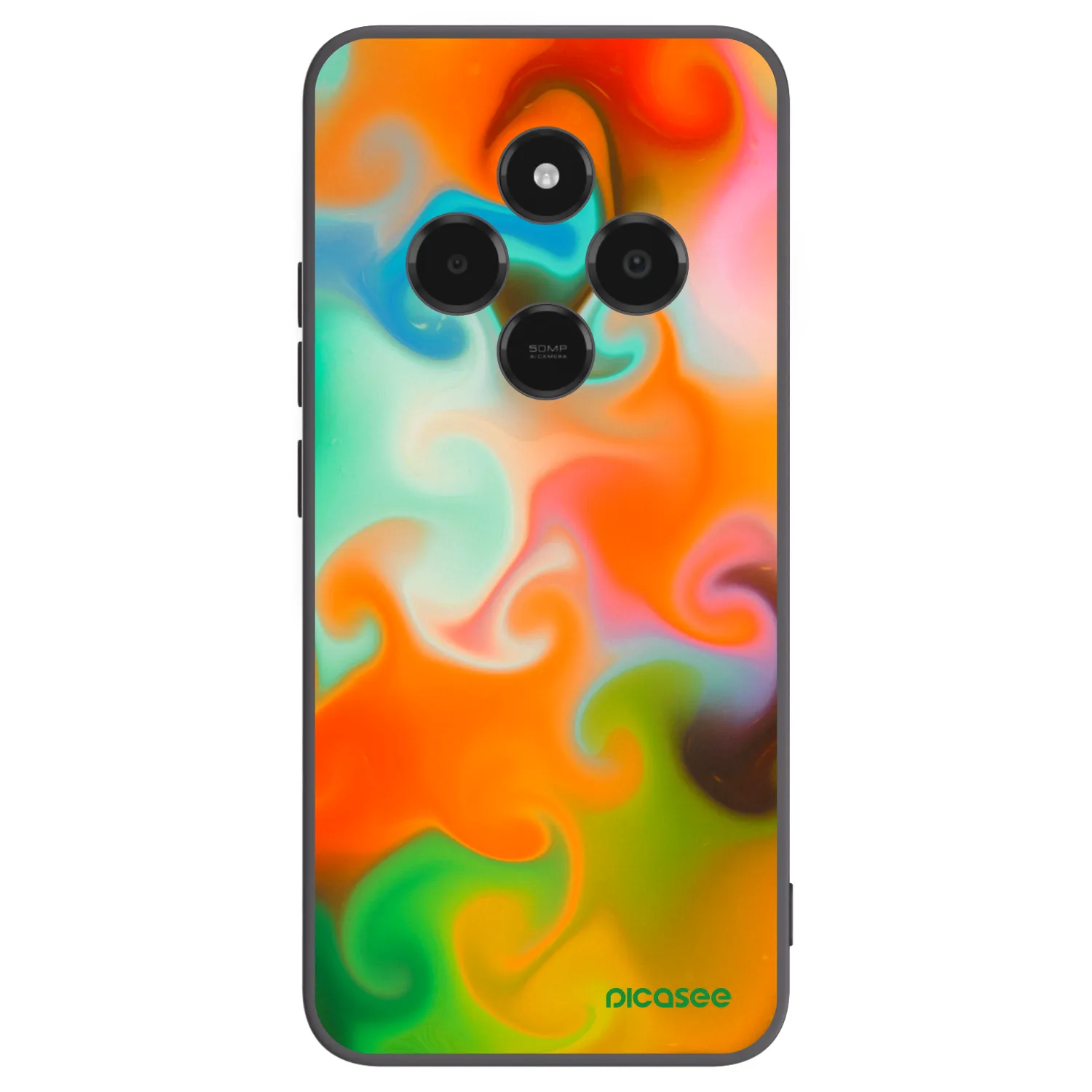 Picasee silikonski črni ovitek za Xiaomi Poco C75 - Juice
