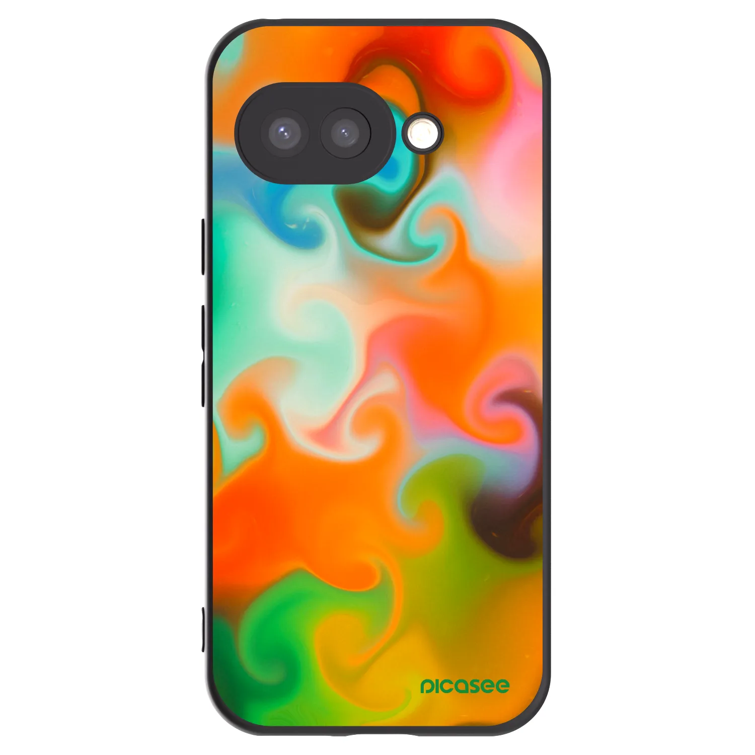 Picasee silikonski črni ovitek za Google Pixel 9a - Juice