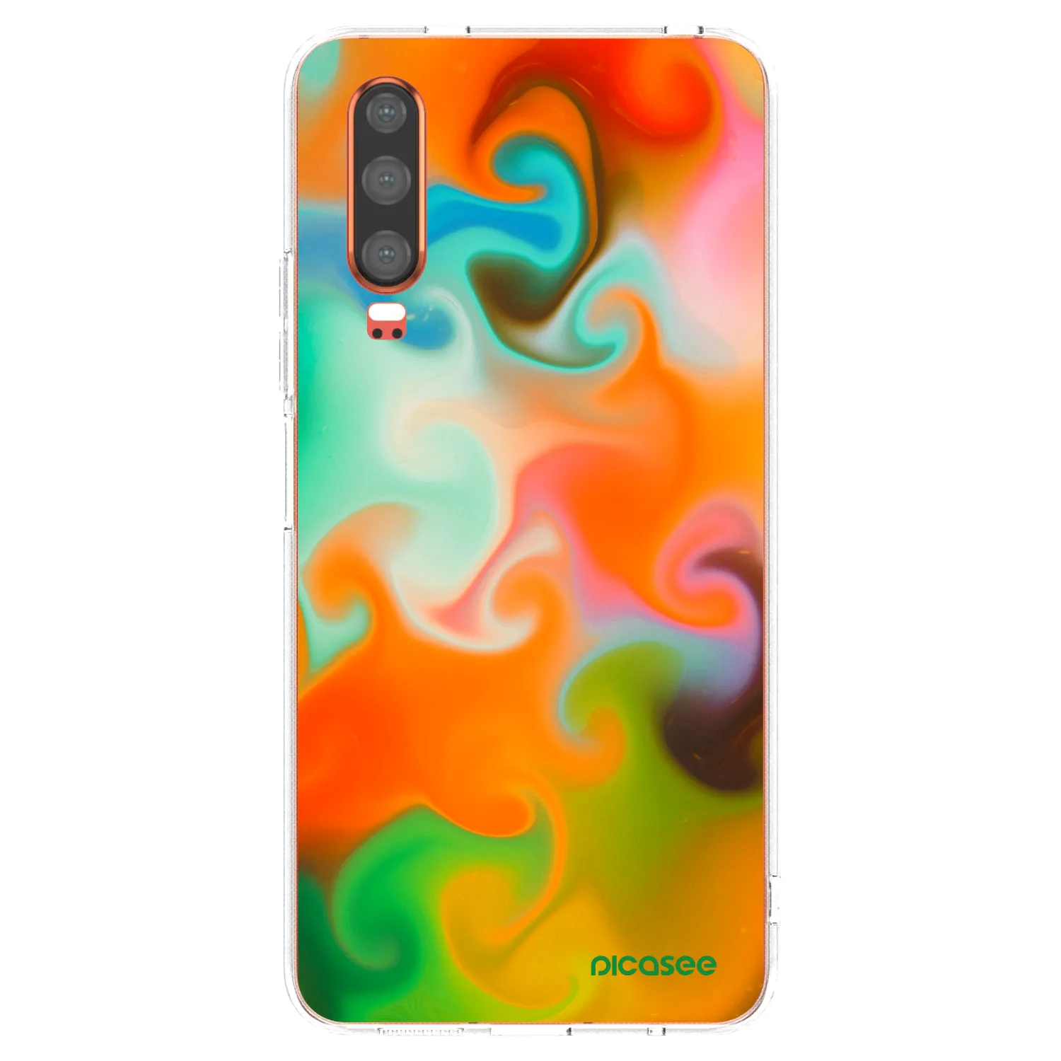 Picasee silikonski prozorni ovitek za Huawei P30 - Juice