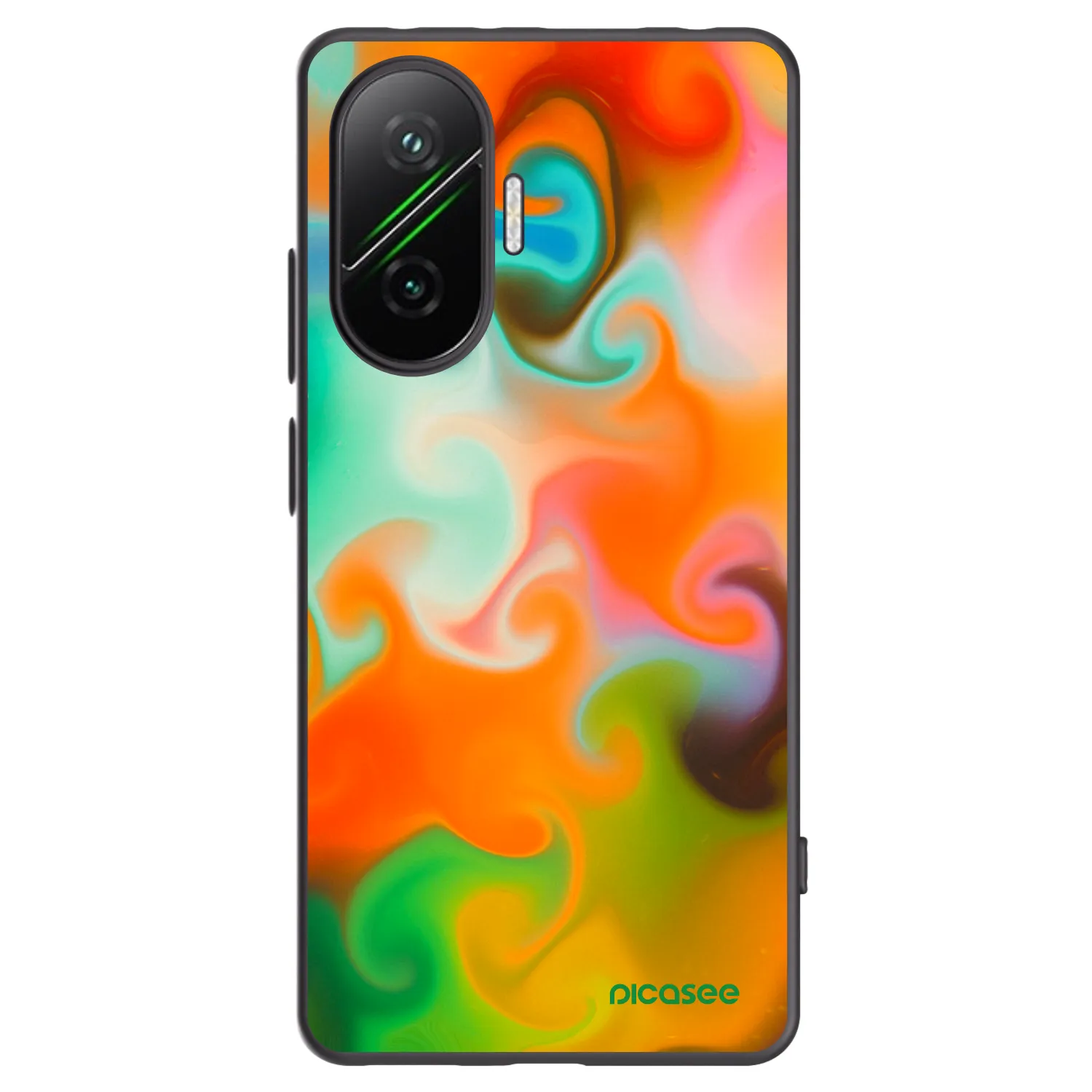 Picasee silikonski črni ovitek za Xiaomi Poco F7 Pro 5G - Juice
