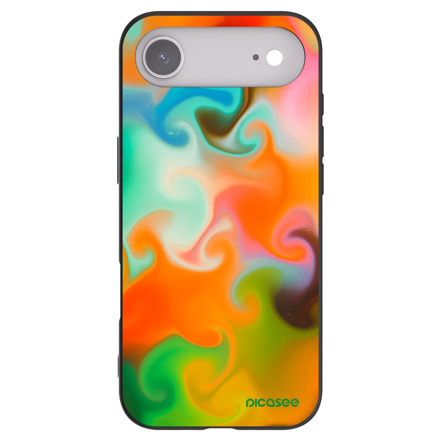 Picasee silikonski črni ovitek za Apple iPhone Air - Juice