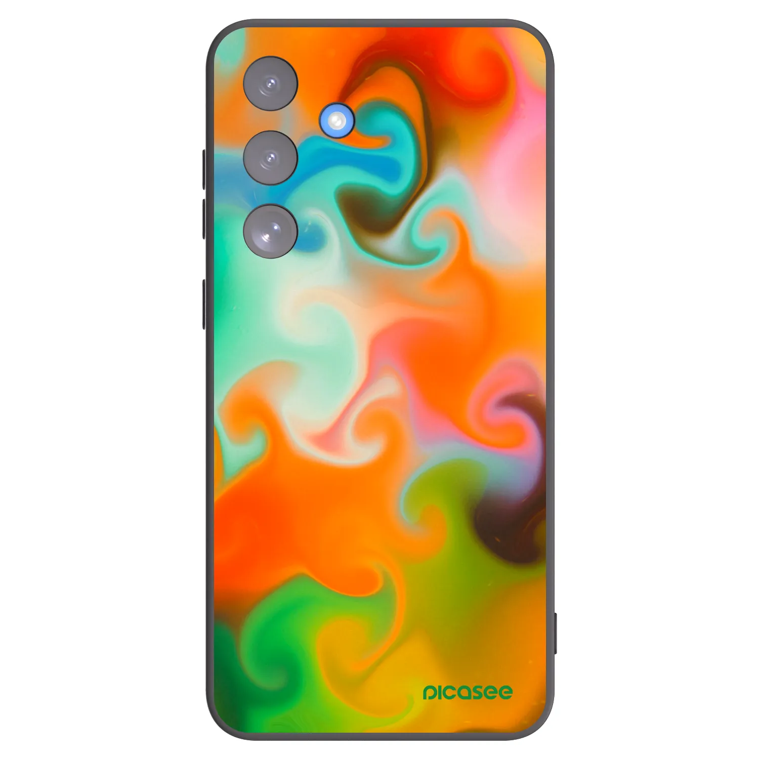 Picasee silikonski črni ovitek za Samsung Galaxy S25 FE 5G - Juice