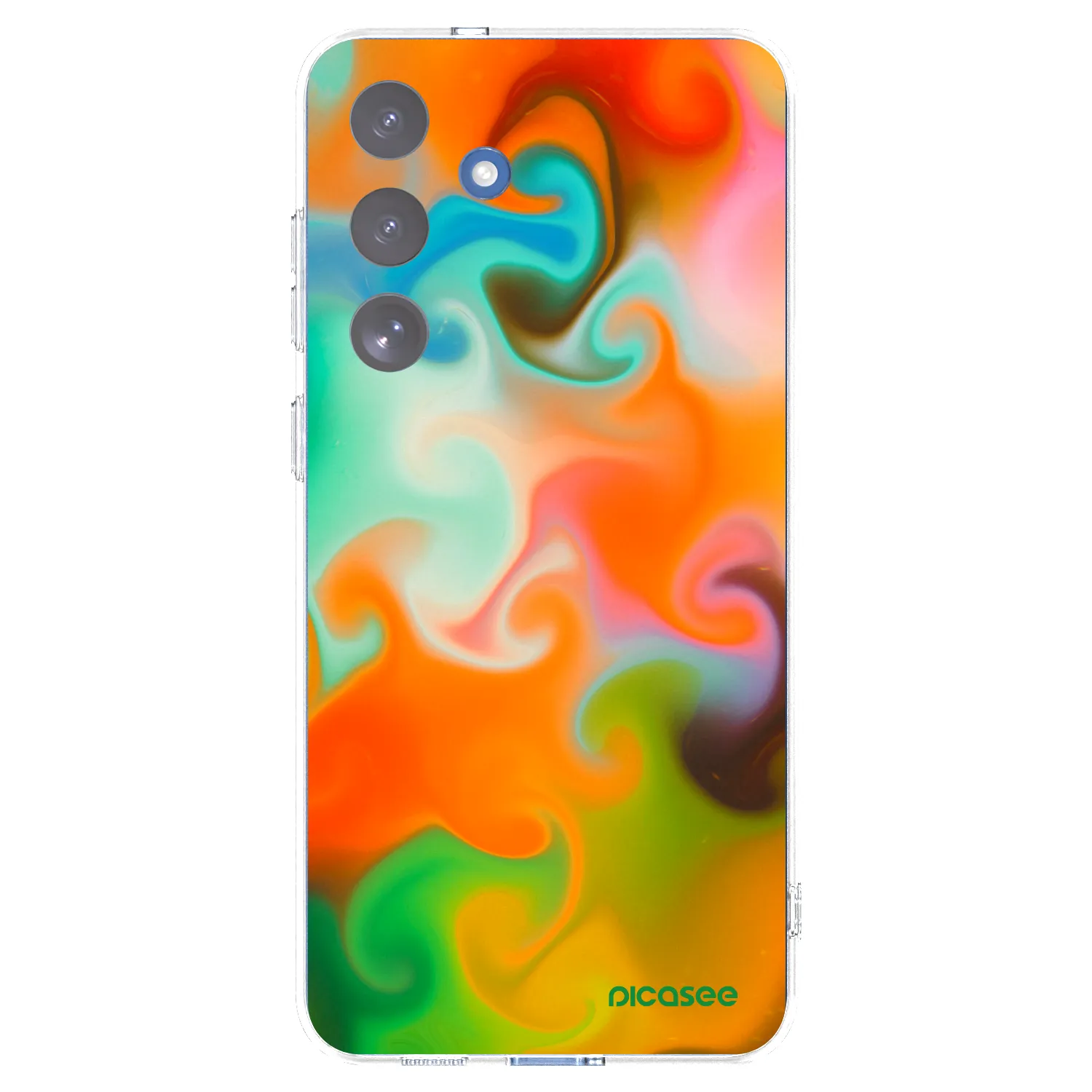 Picasee silikonski prozorni ovitek za Samsung Galaxy S25 FE 5G - Juice