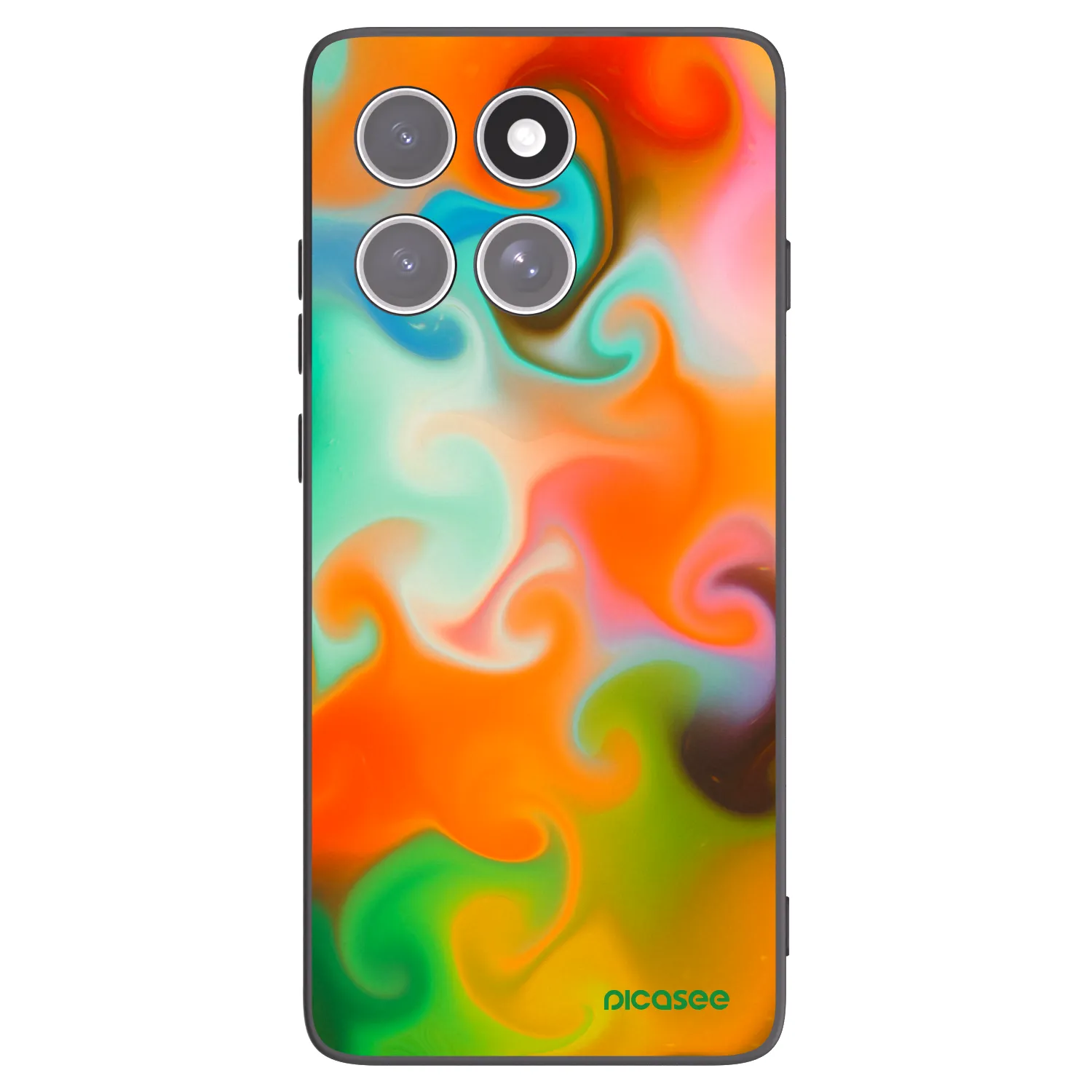 Picasee silikonski črni ovitek za Motorola Edge 60 Fusion - Juice