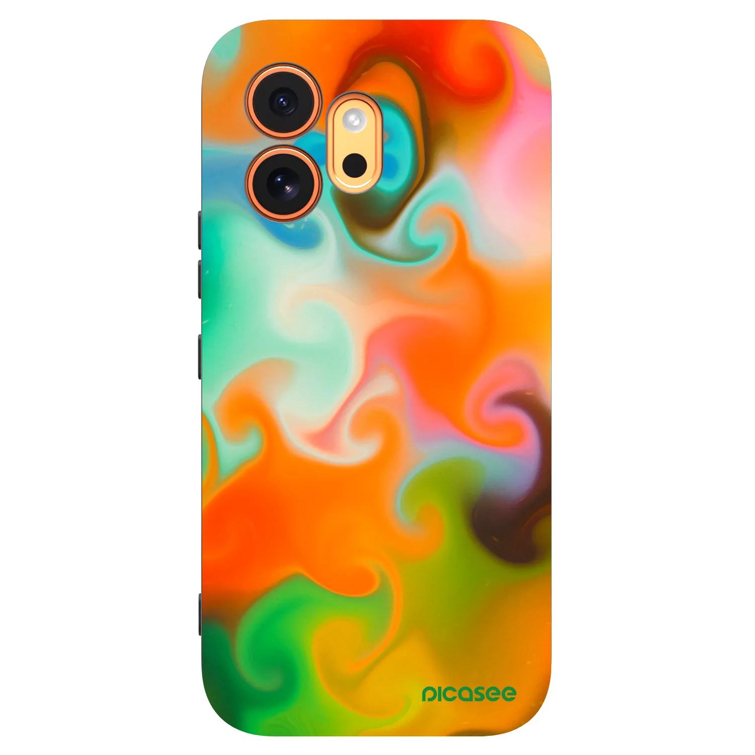 Picasee silikonski črni ovitek za Honor 600 - Juice