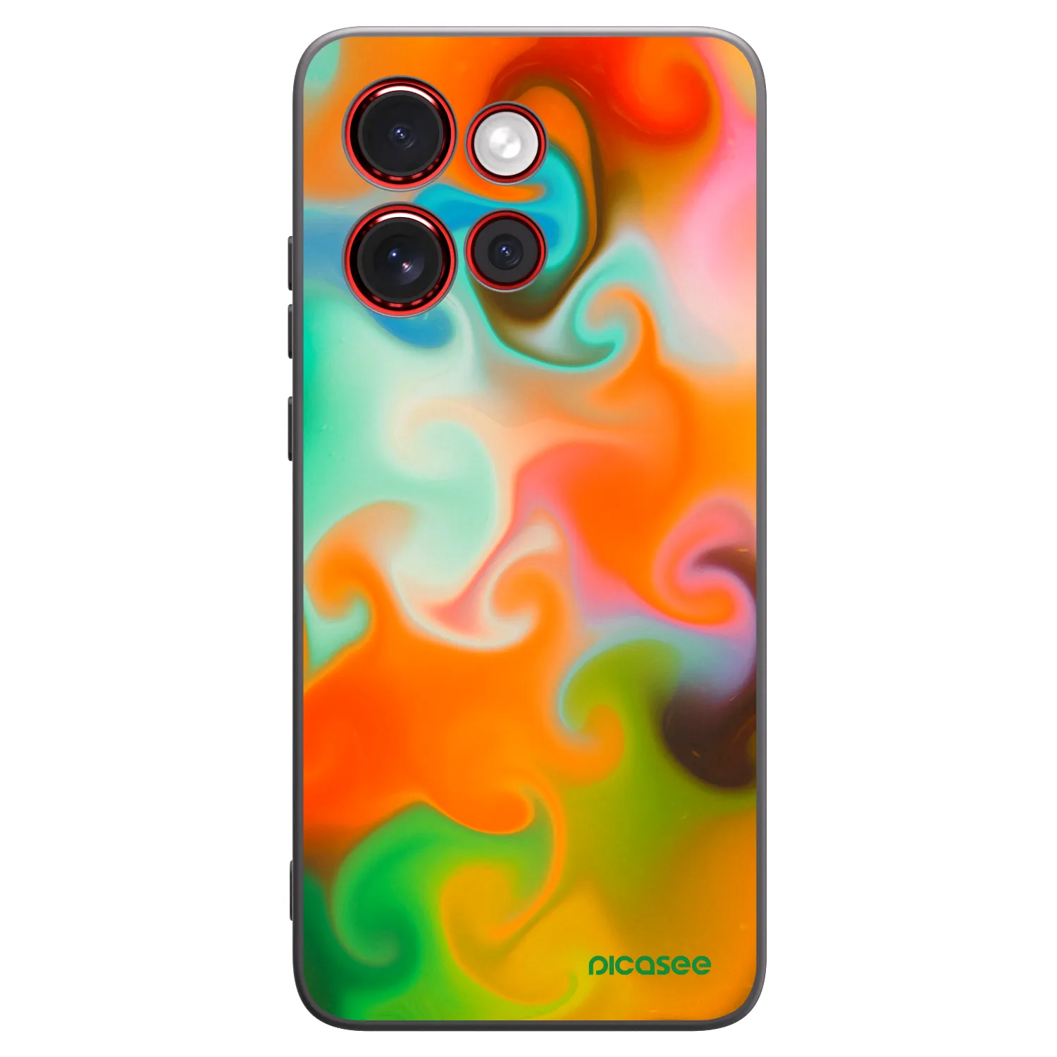 Picasee silikonski črni ovitek za Motorola Edge 60 Neo 5G - Juice