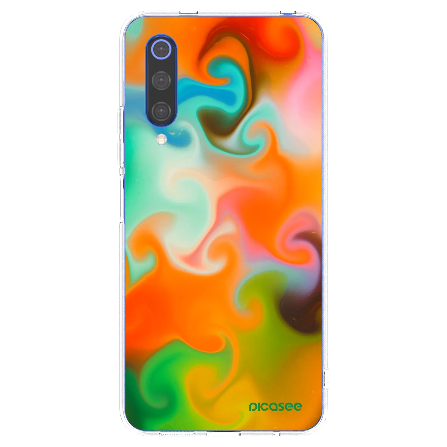 Picasee silikonski prozorni ovitek za Xiaomi Mi 9 SE - Juice